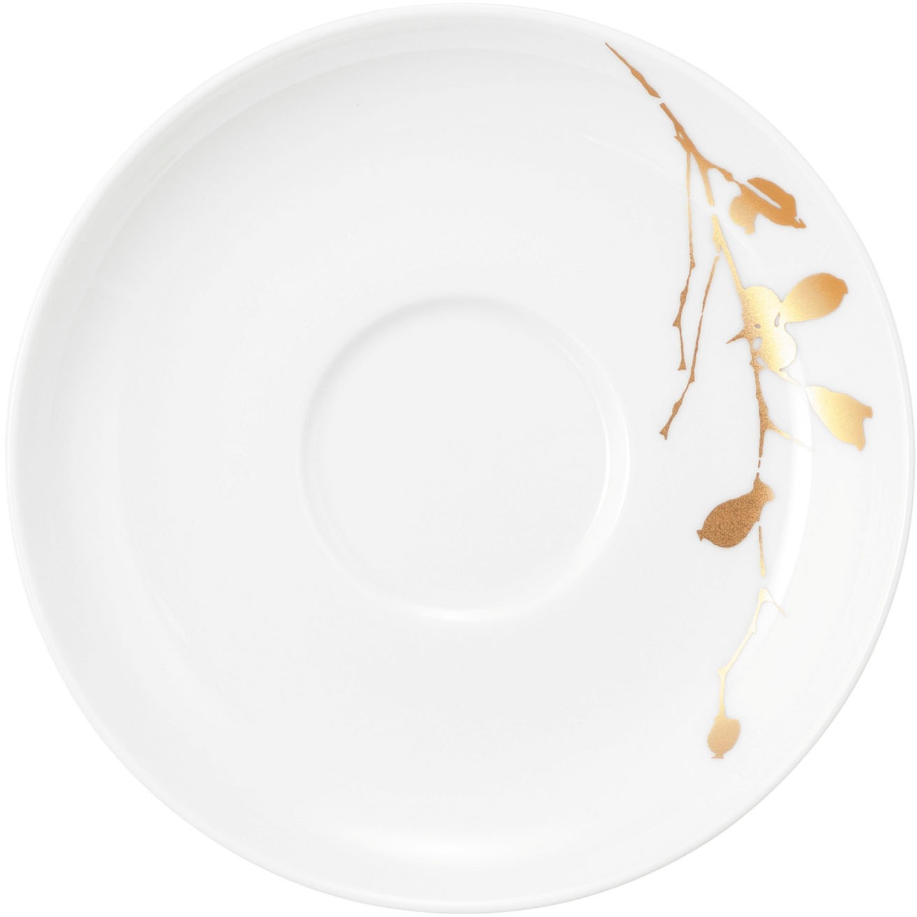 Seltmann Weiden Untertasse "Liberty - Golden Rose Hip" Teeuntertasse 13 cm