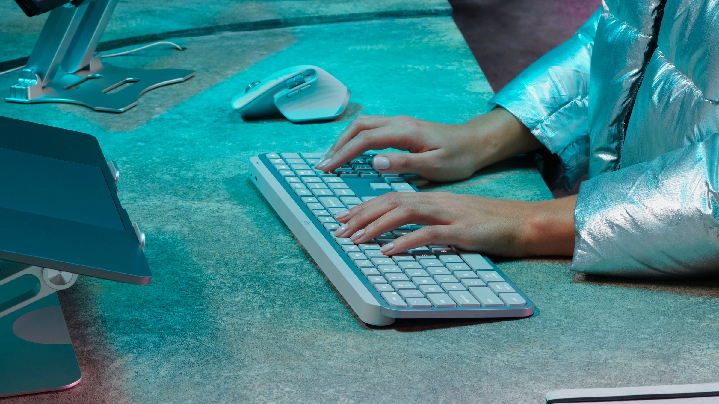 Logitech Wireless-Tastatur »MX Keys S« (Fn-Tasten | USB-Anschluss | Ziffernblock)