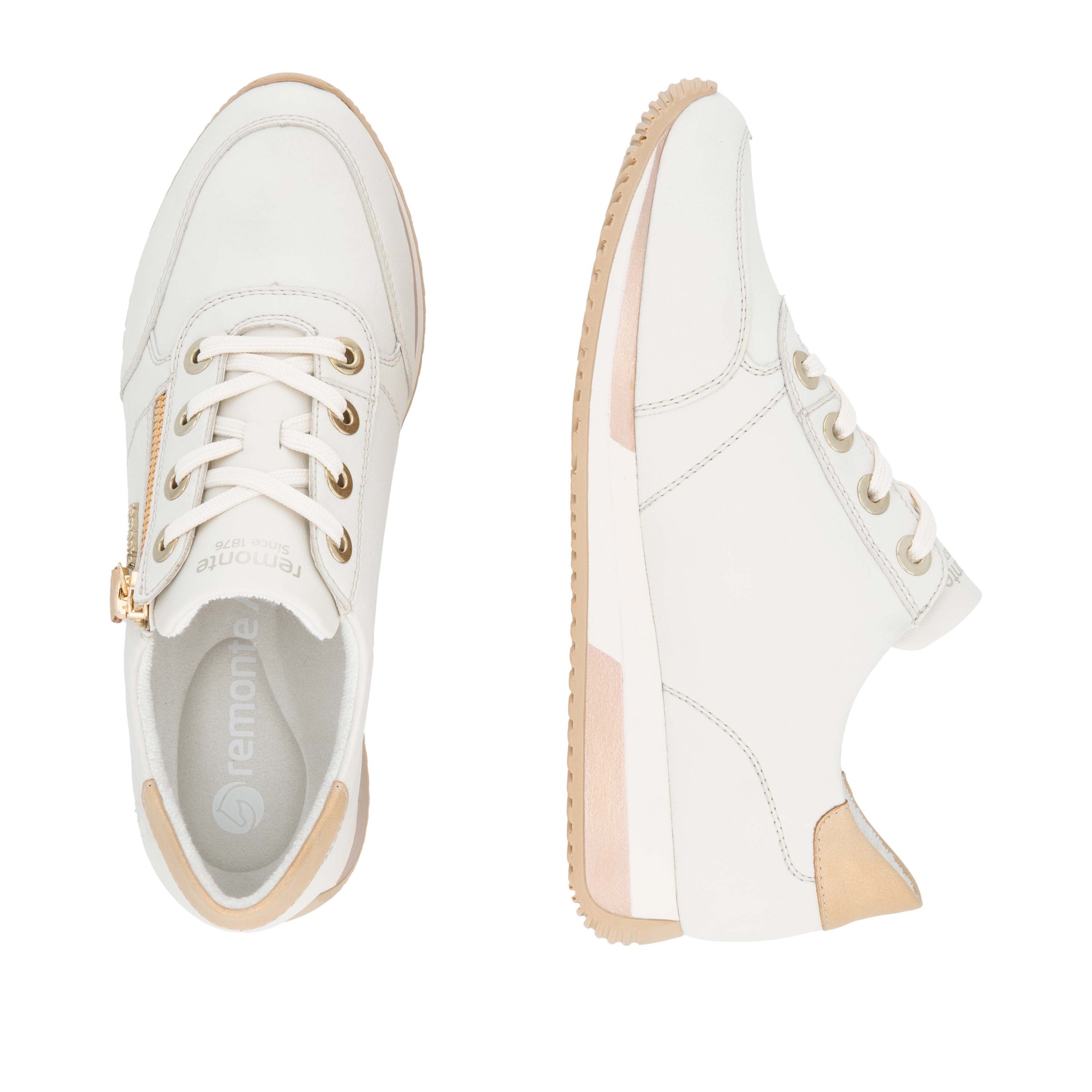 Remonte Keilsneaker, Freizeitschuh, Halbschuh, Schnürschuh in schmaler Form