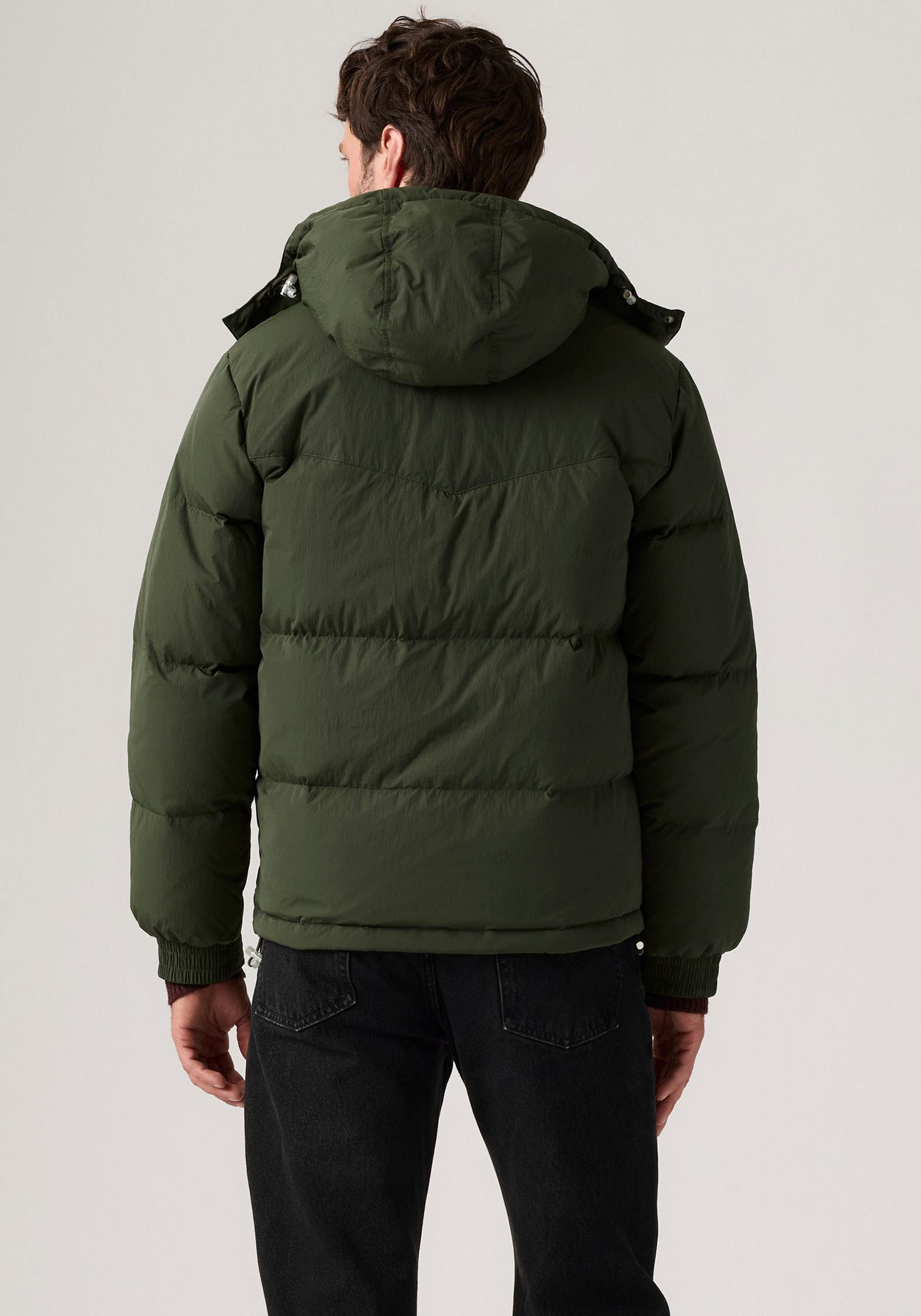 Levi's® Steppjacke »ROCKRIDGE SHORT PUFFER«, mit Kapuze