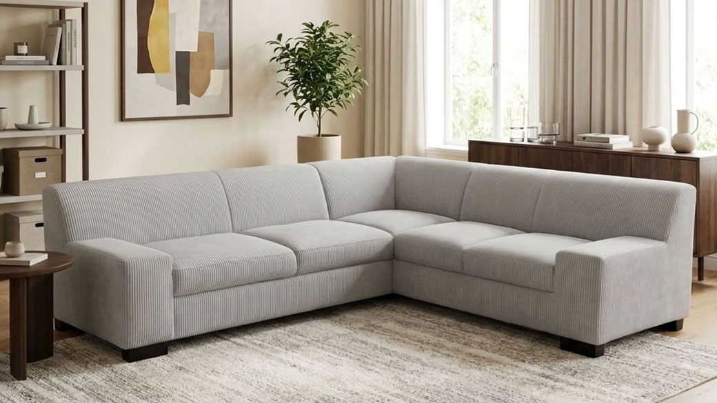 OTTO home Ecksofa "Faxxe 249 x 214 cm, auch mit Schlaffunktion" aus haustierfreundlichem Pet Friendly Cord, L-Form