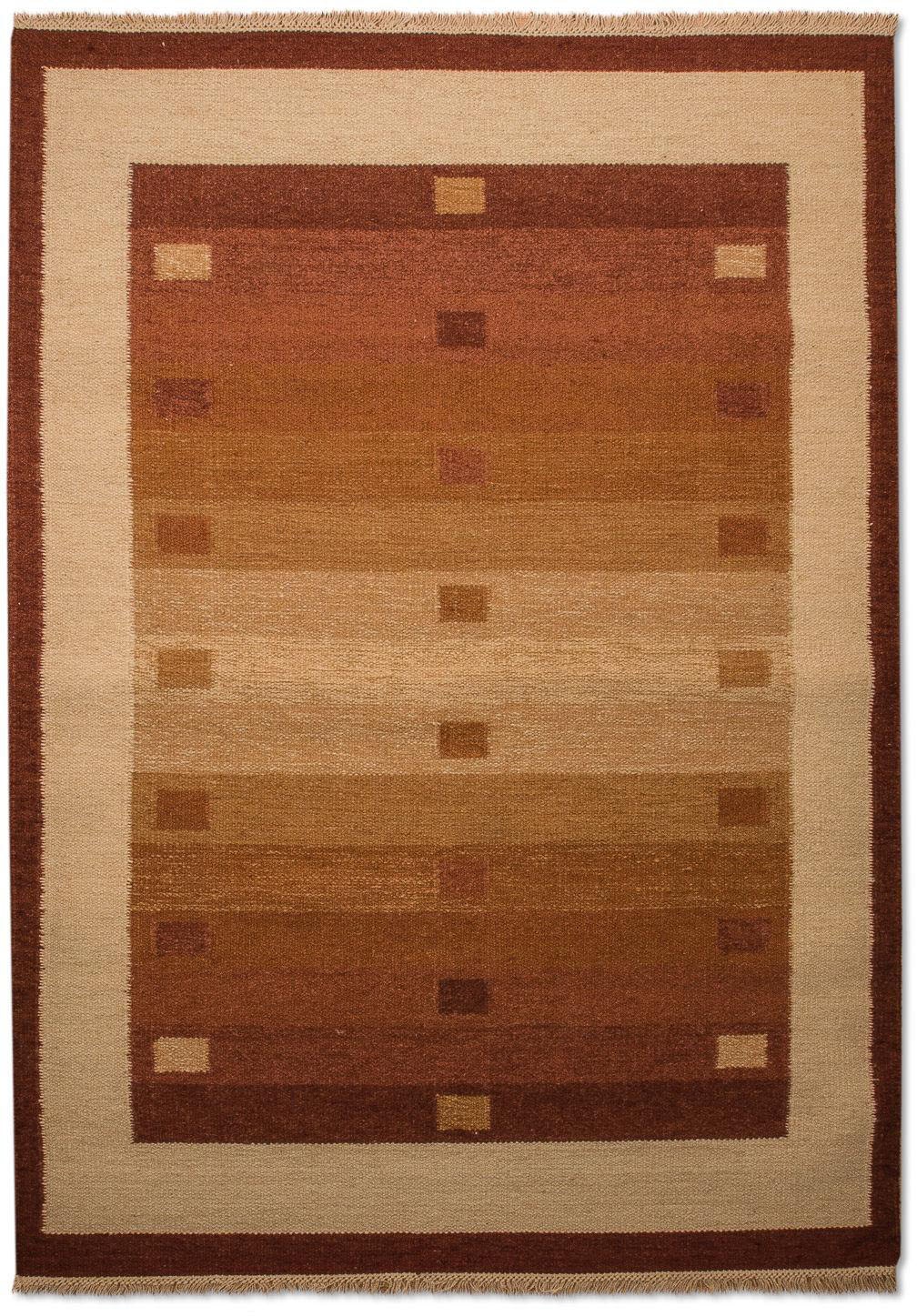 morgenland Wollteppich »Kelim Teppich Modaro«, rechteckig, 6 mm Höhe, Kurzflor