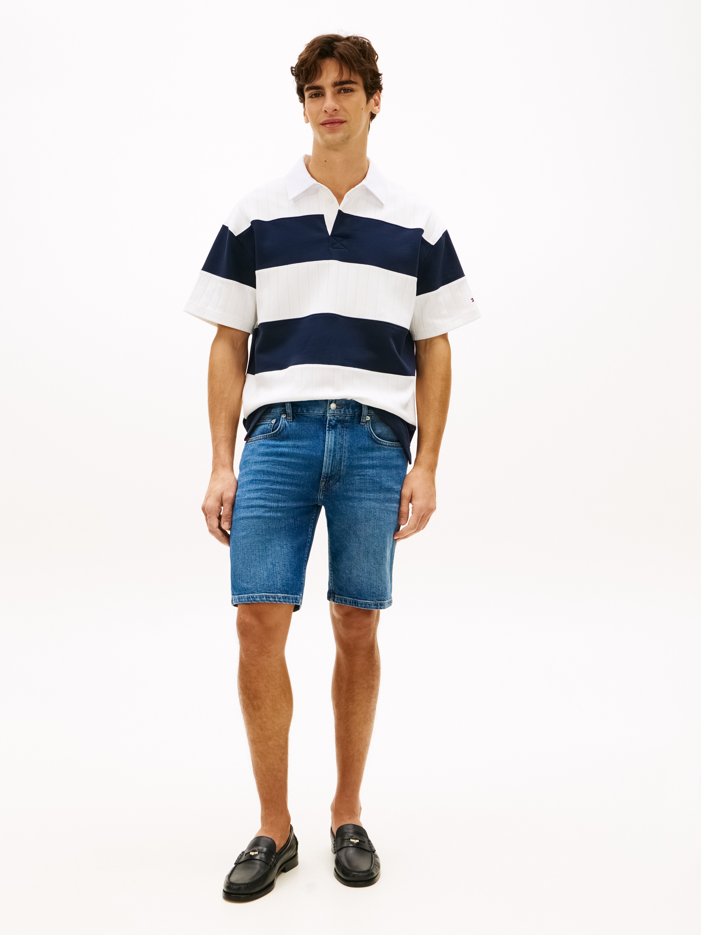 Tommy Hilfiger Jeansshorts »DENTON« Straight Fit mit Fade-Effekt
