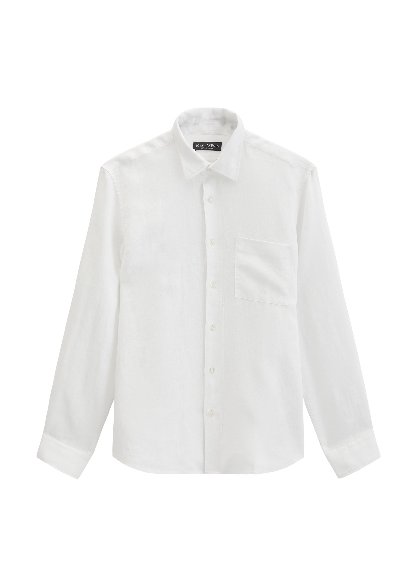 Marc O'Polo Leinenhemd im klassisch cleanen Look