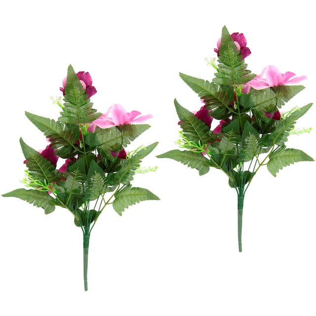 Set BAUR Künstliche zum I.GE.A. Kunstblumenstrauß und 2er Blumen Rosen«, aus Kunstblume »Bouquet | bestellen Orchideen oder Stellen Legen
