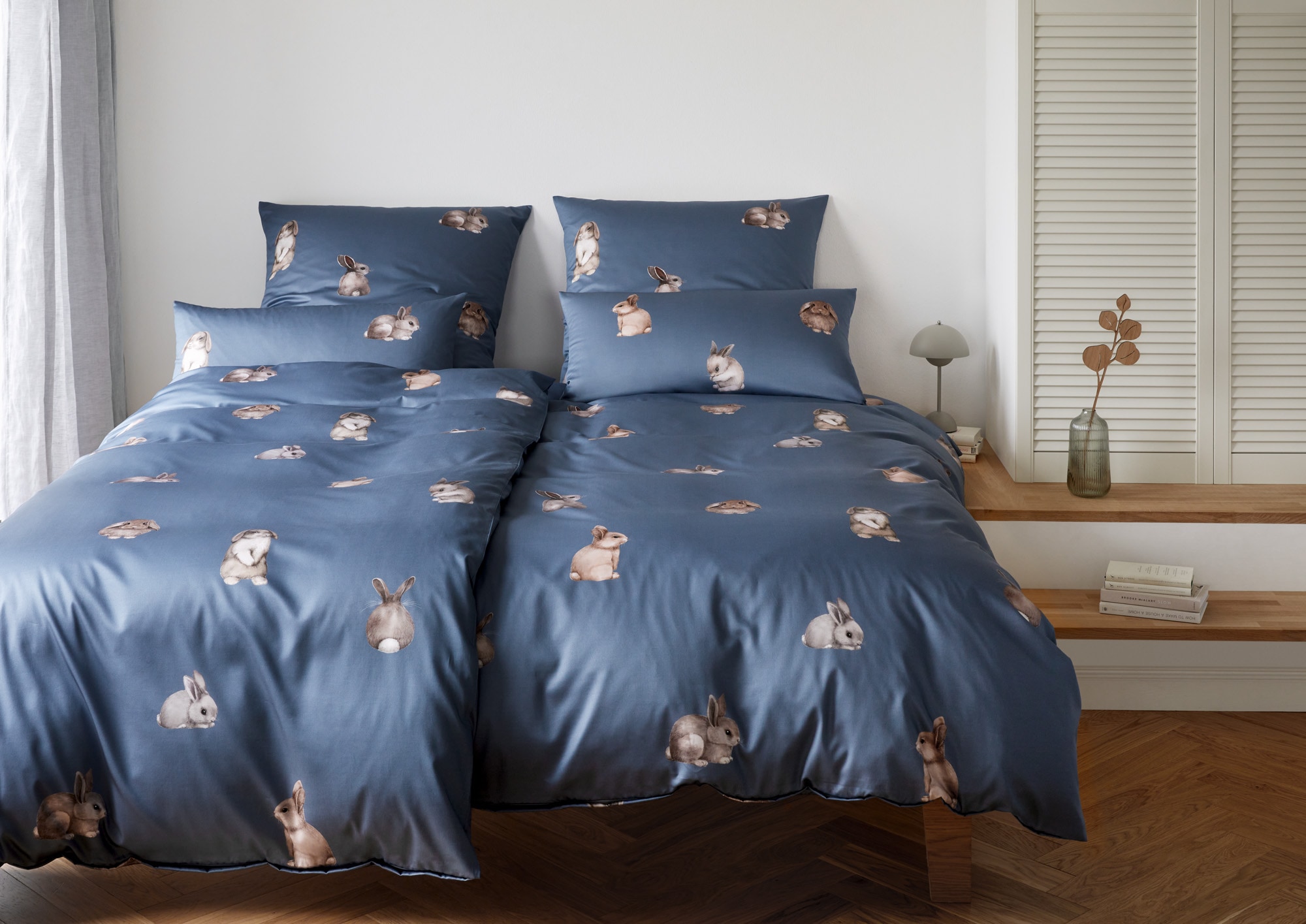 Elegante Bettwäsche »Bunnies«, angenehmes Hautgefühl