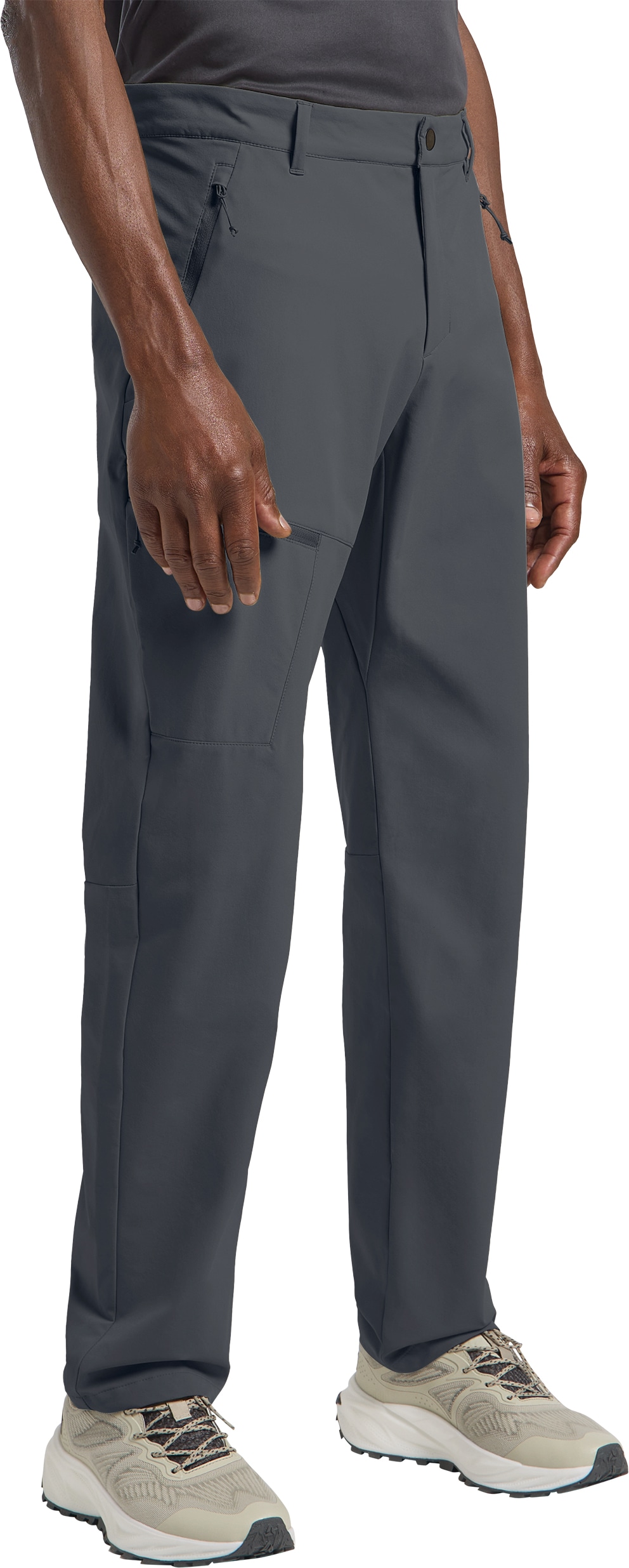 Jack Wolfskin Softshellhose "PICO TRAIL PANTS M" mit Oberschenkeltasche, windabweisend, atmungsaktiv