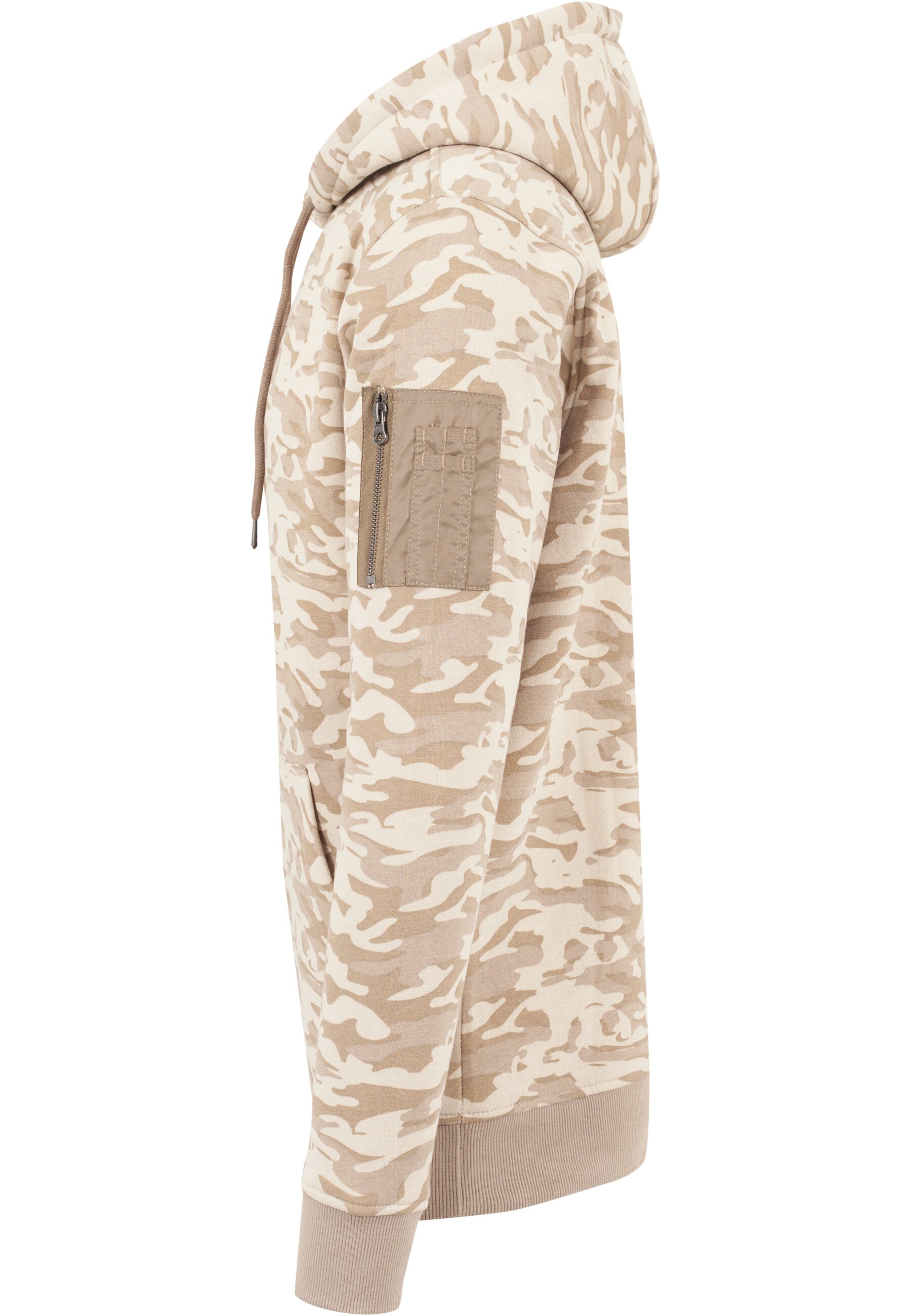URBAN CLASSICS Sweatshirt »Urban Classics Herren Sweat Camo Bomber Hoody«, (1 tlg.)