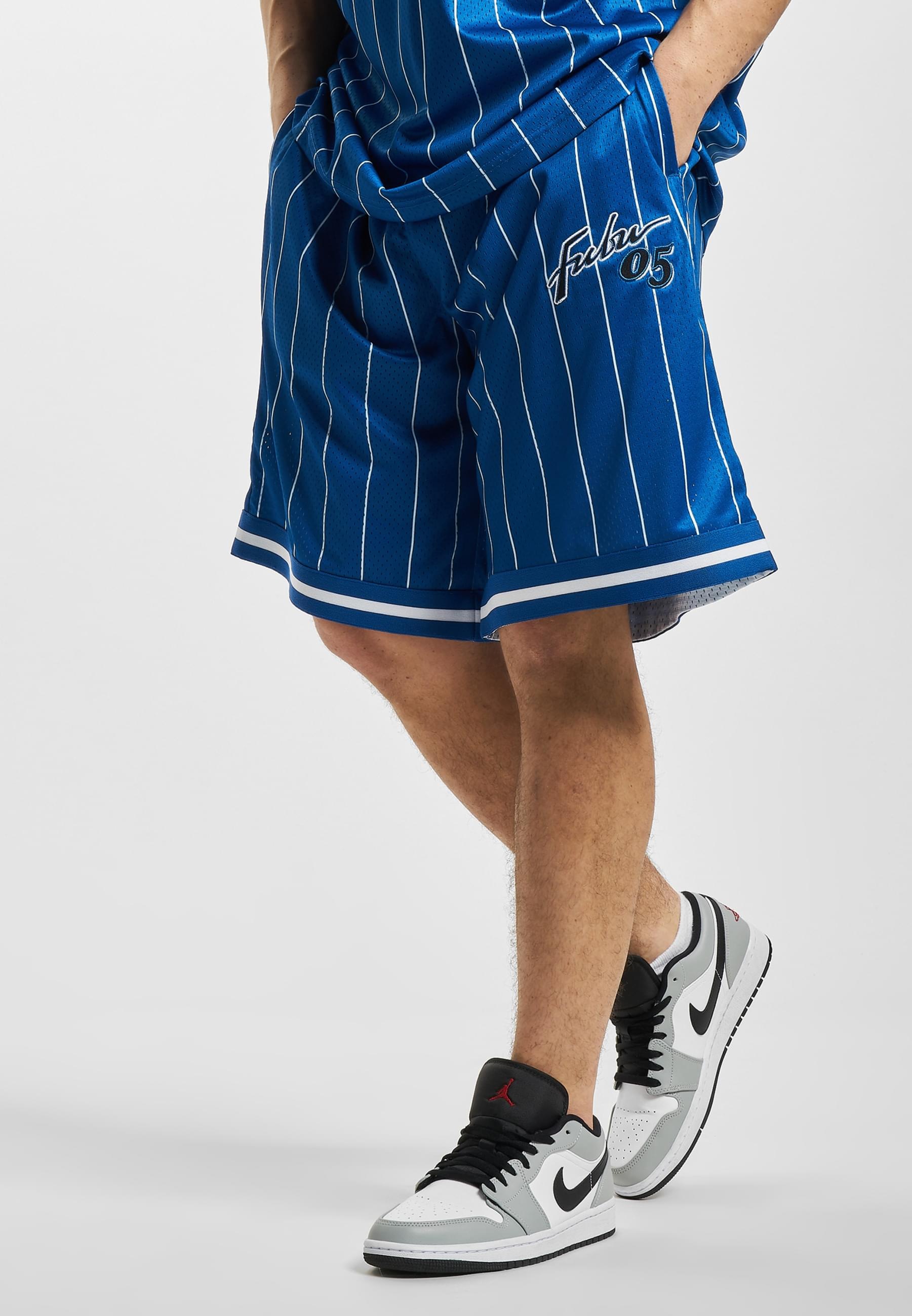 Fubu Shorts »Fubu Herren FM232-013-2 FUBU Retro Pinstripe Shorts«