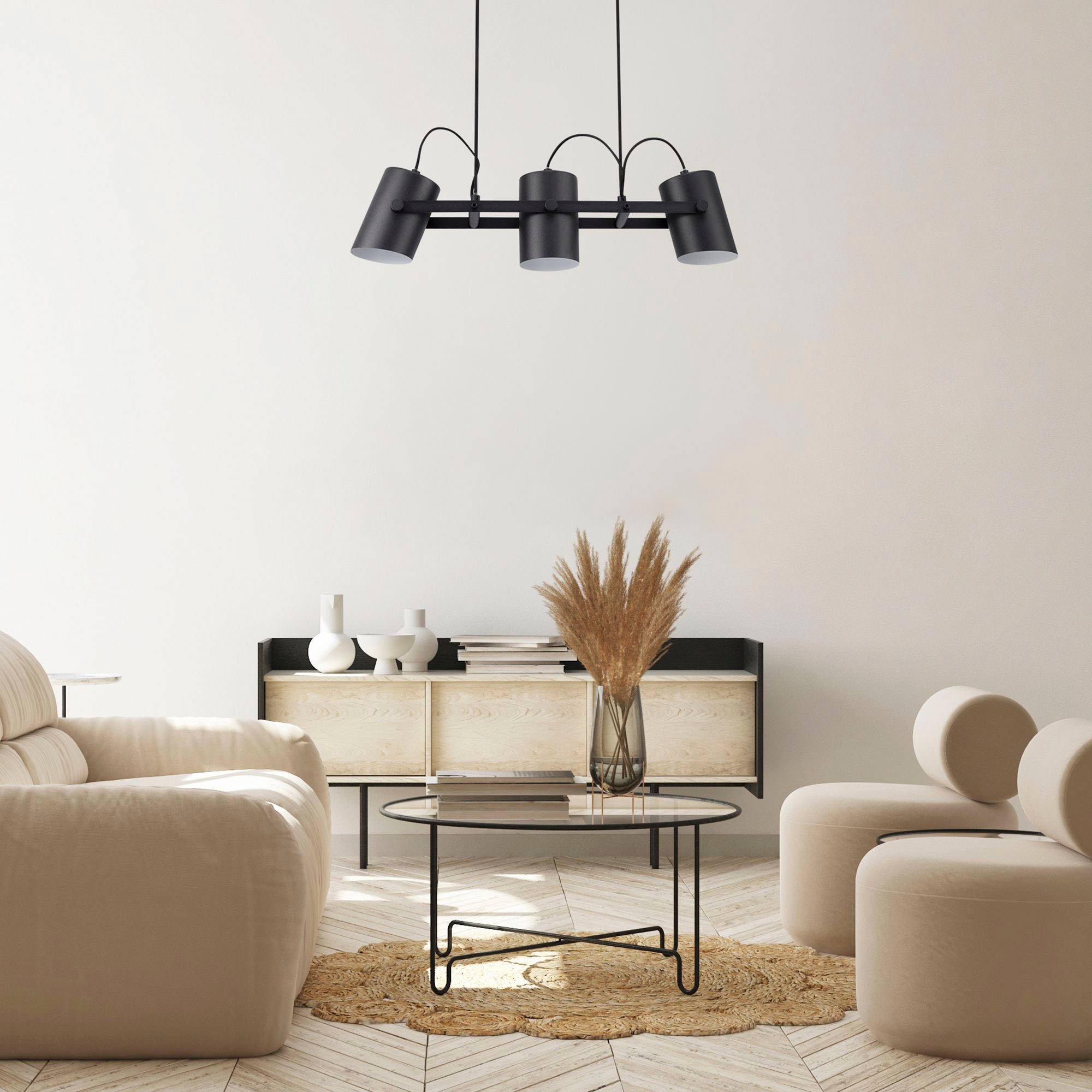 Paco Home Pendelleuchte »KARL« E27 mit kompatiblen Dimmer und Leuchtmittel