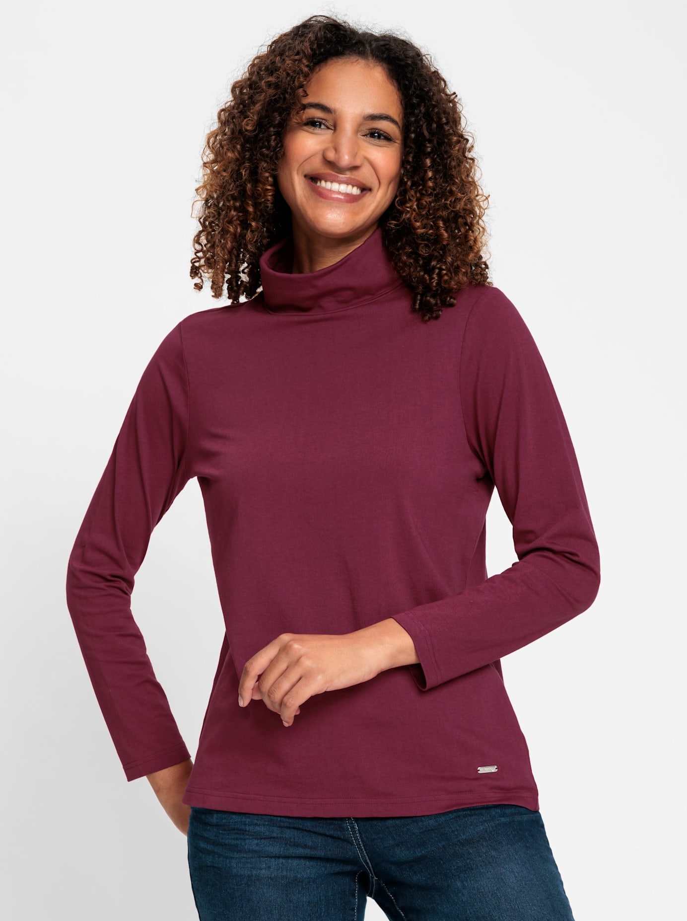 Casual Looks Rollkragenshirt "Rollkragen-Shirt" 1 Stk. tlg. günstig online kaufen