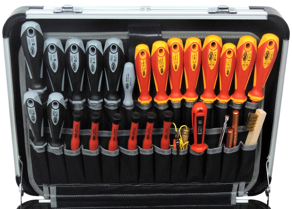FAMEX Werkzeugset »418-18«, 194-tlg., Werkzeugkoffer mit Werkzeug