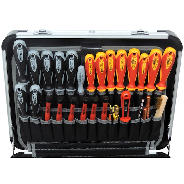 FAMEX Werkzeugset »418-18«, (194 St.), Werkzeugkoffer mit Werkzeug auf  Raten | BAUR