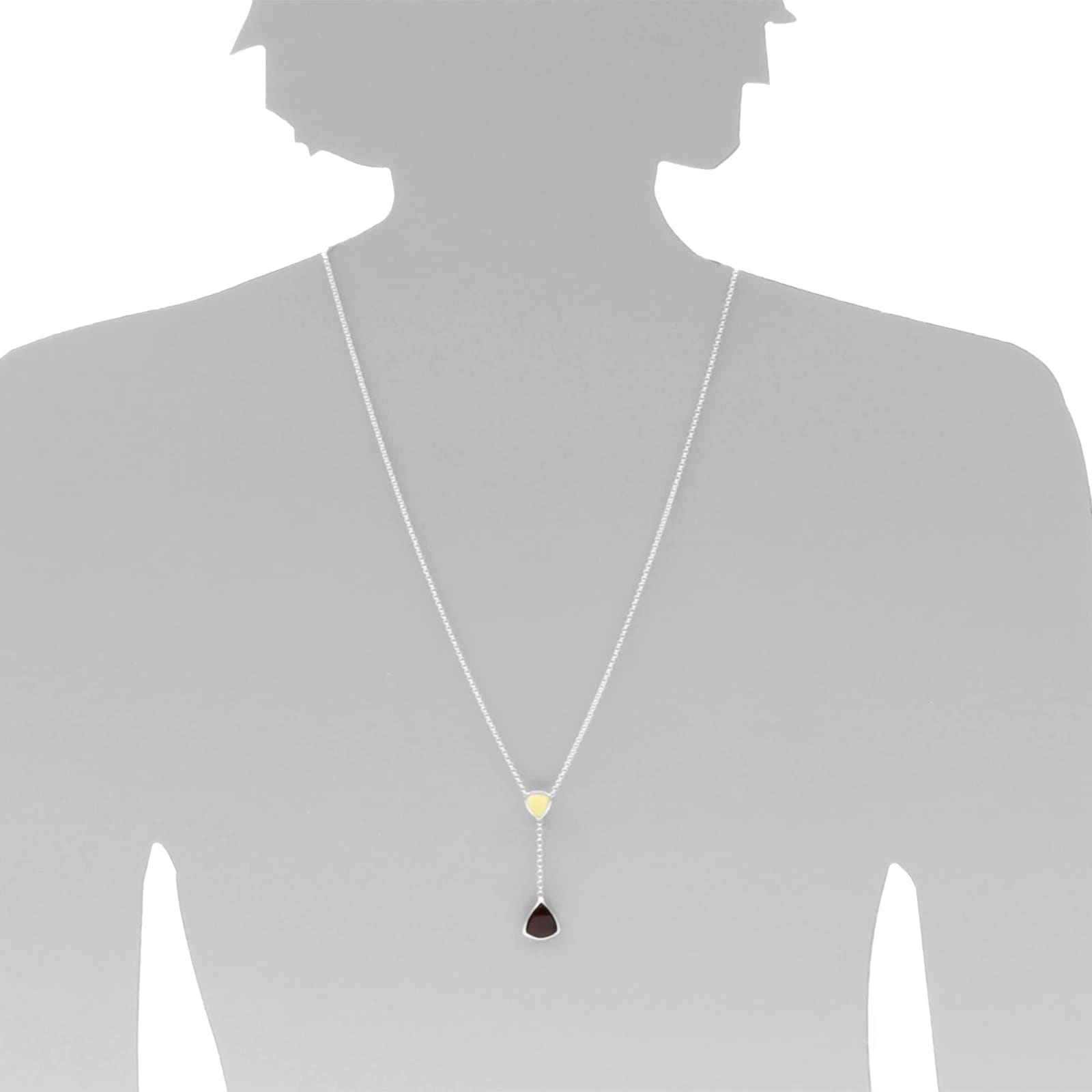 OSTSEE-SCHMUCK Kette mit Anhänger »Ostsee-Schmuck Kette mit Anhänger Marissa«, (2 tlg.)