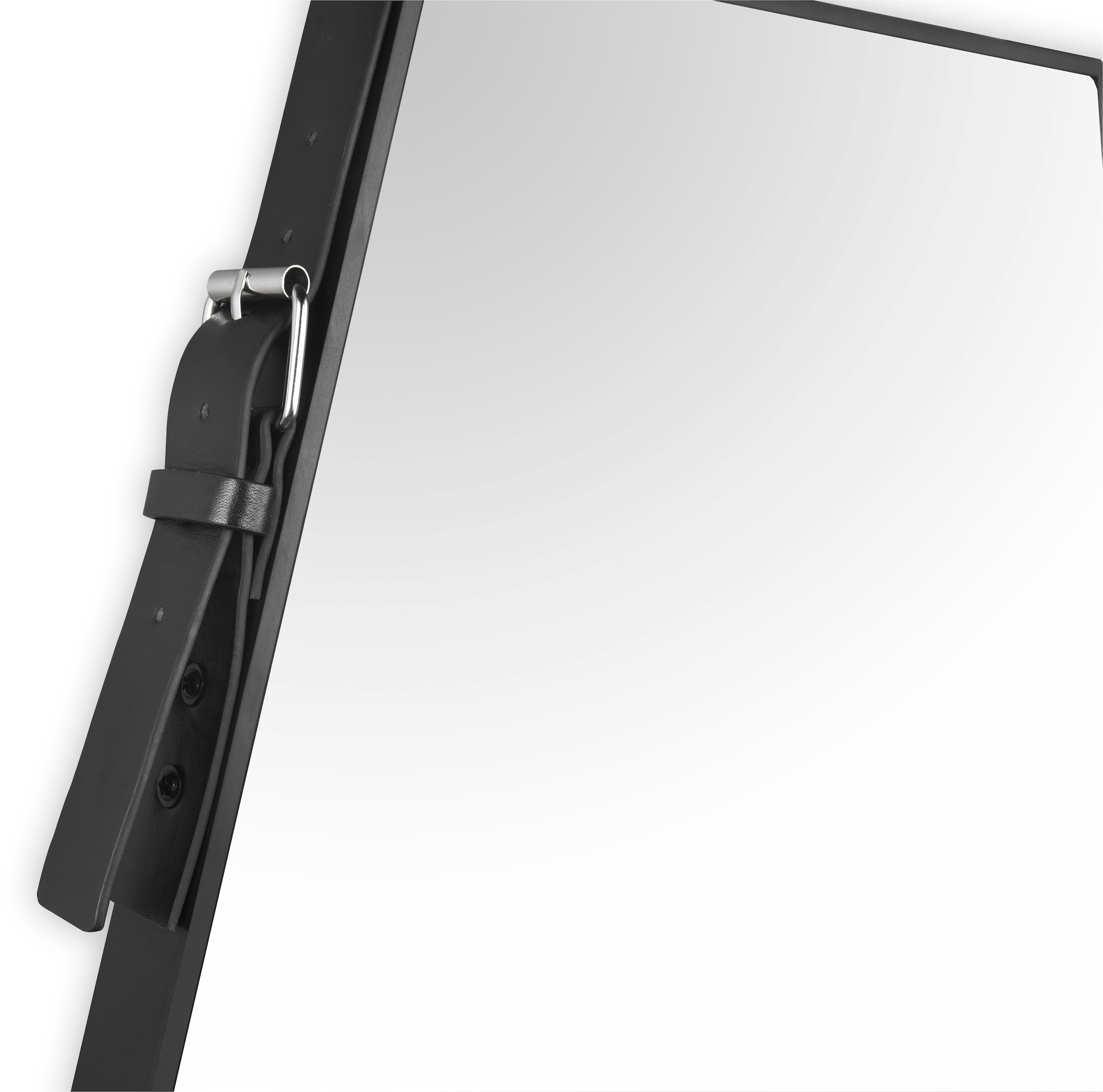 MIRRORS AND MORE Dekospiegel »Emmi«, (1 St.), sechseckige Form, dekoratives Lederband