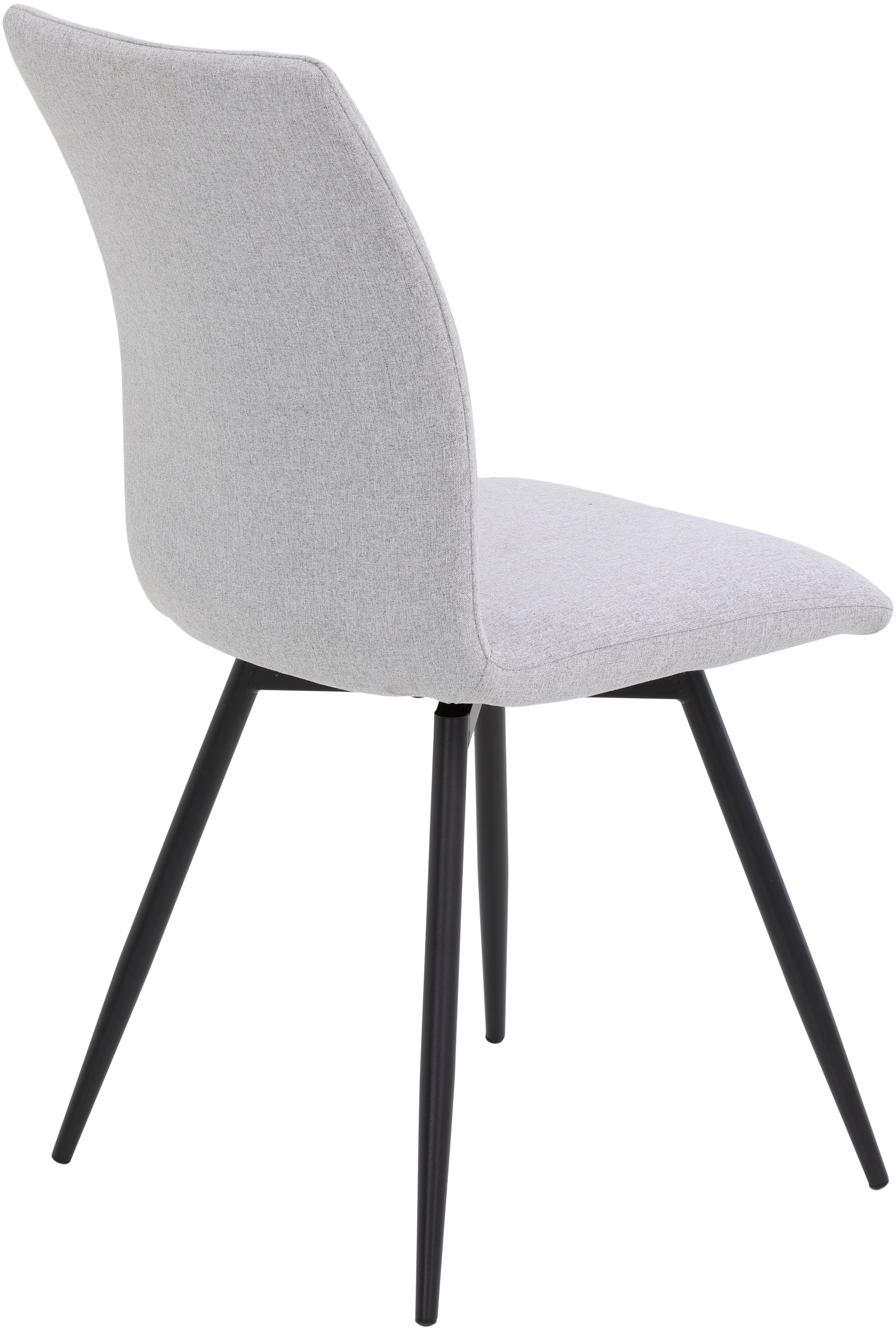 HELA Drehstuhl »Vierfußstuhl RIO«, (Set), 2 St., Webstoff, Esszimmerstuhl, 360° drehbar, gepolstert, Webstoff, 120kg belastbar