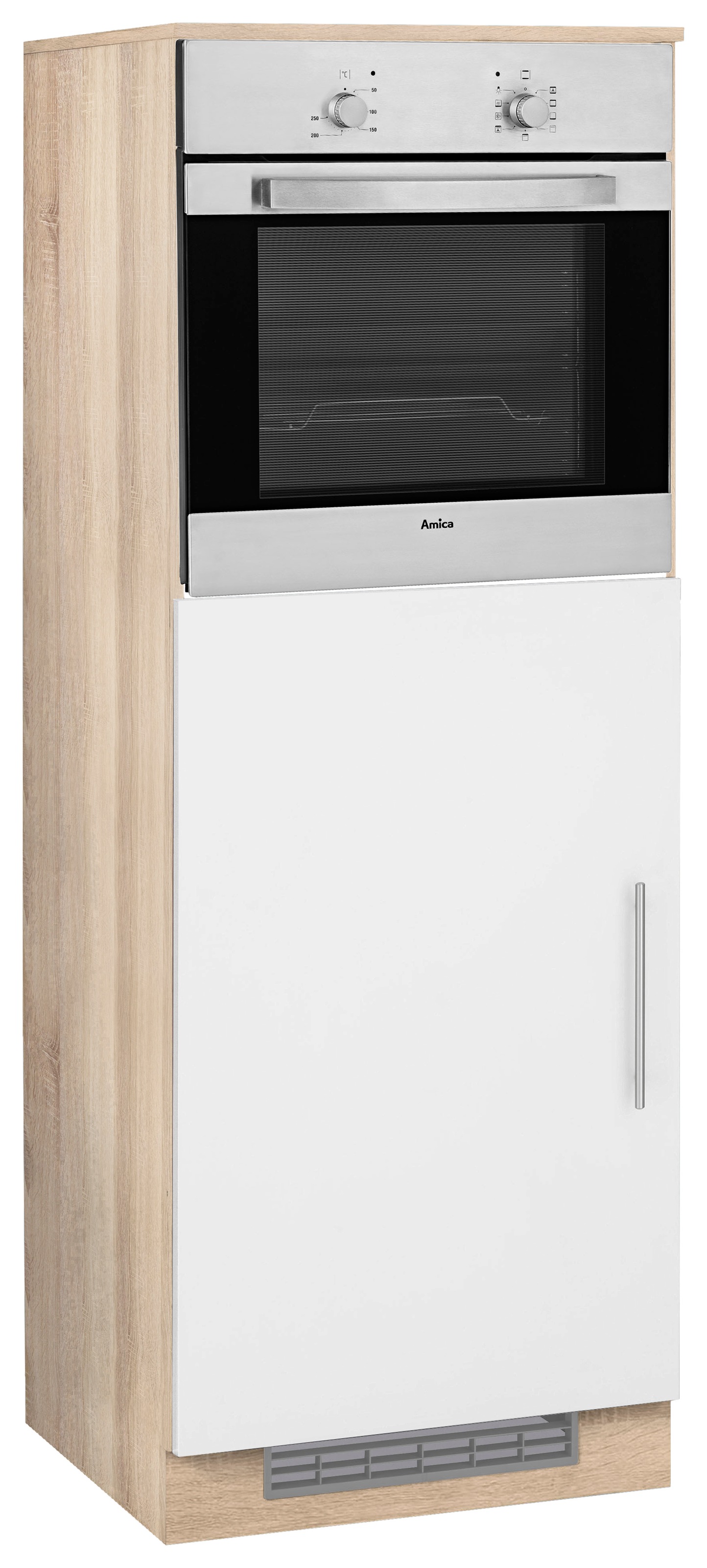 wiho Küchen Backofen/Kühlumbauschrank »Cali«, 60 cm breit