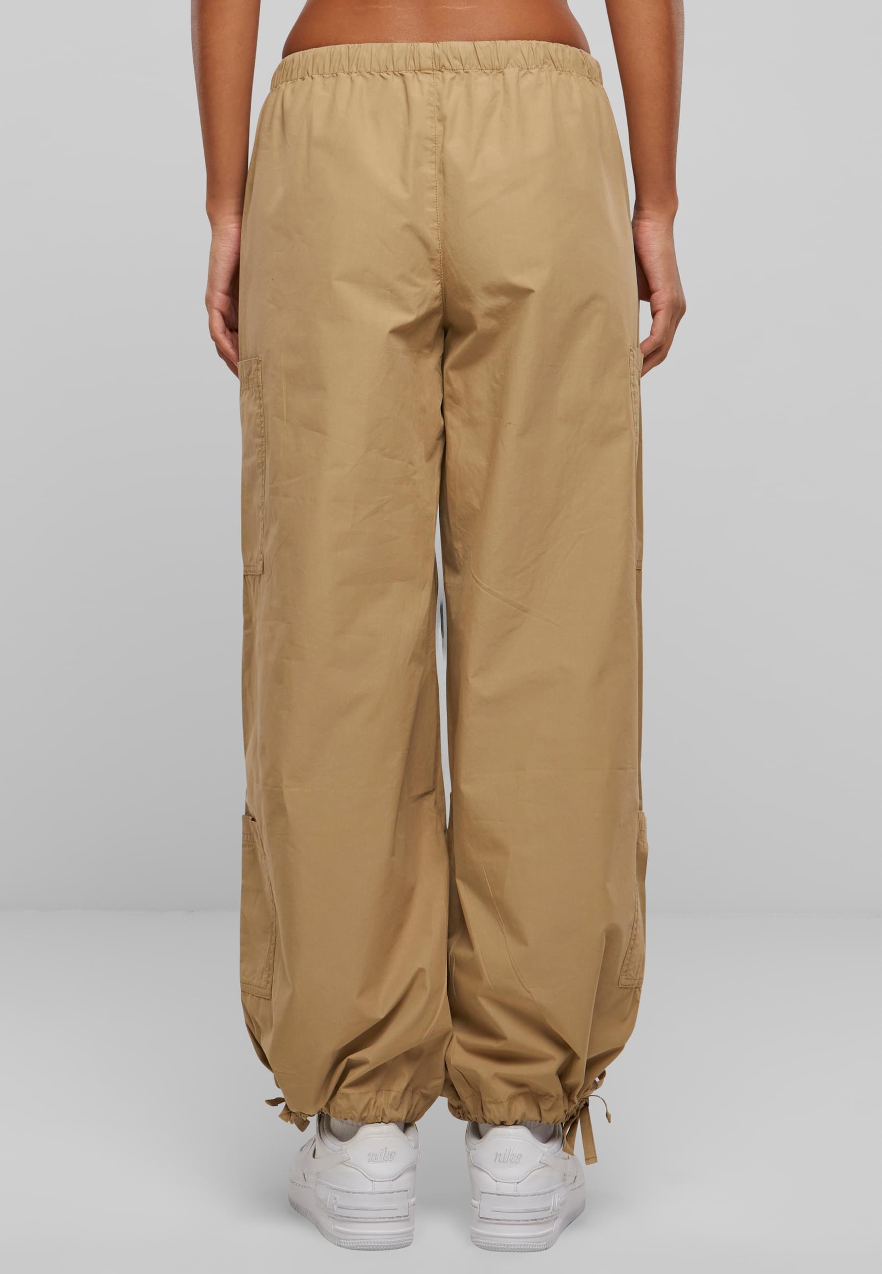 URBAN CLASSICS Cargohose »Urban Classics Ladies Cotton Cargo Parashute Pants«, (1 tlg.)