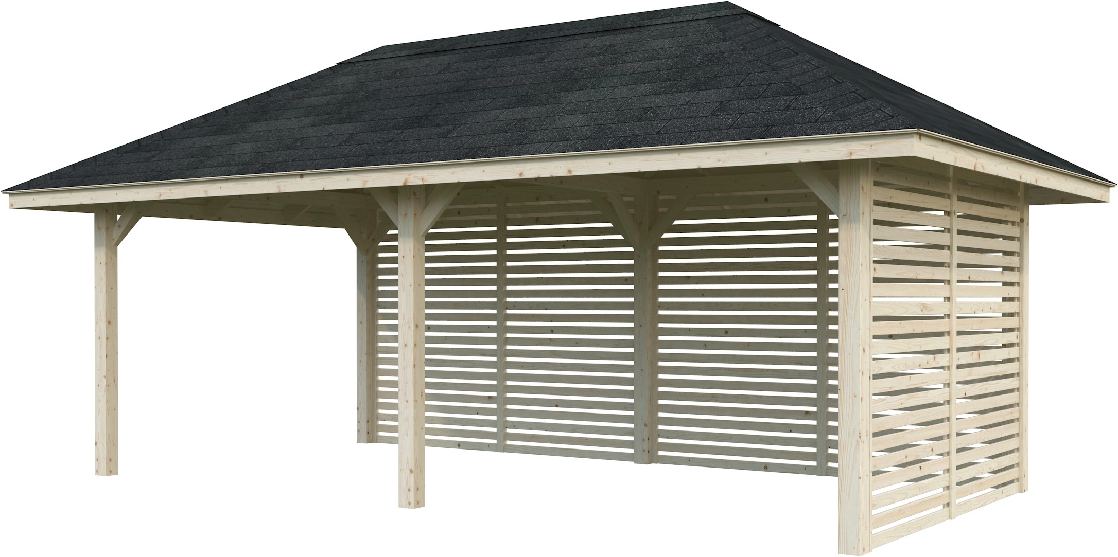 Palmako Holzpavillon »Bianca 16,6 m² Set 109« BxTxH: 672x384x319 cm