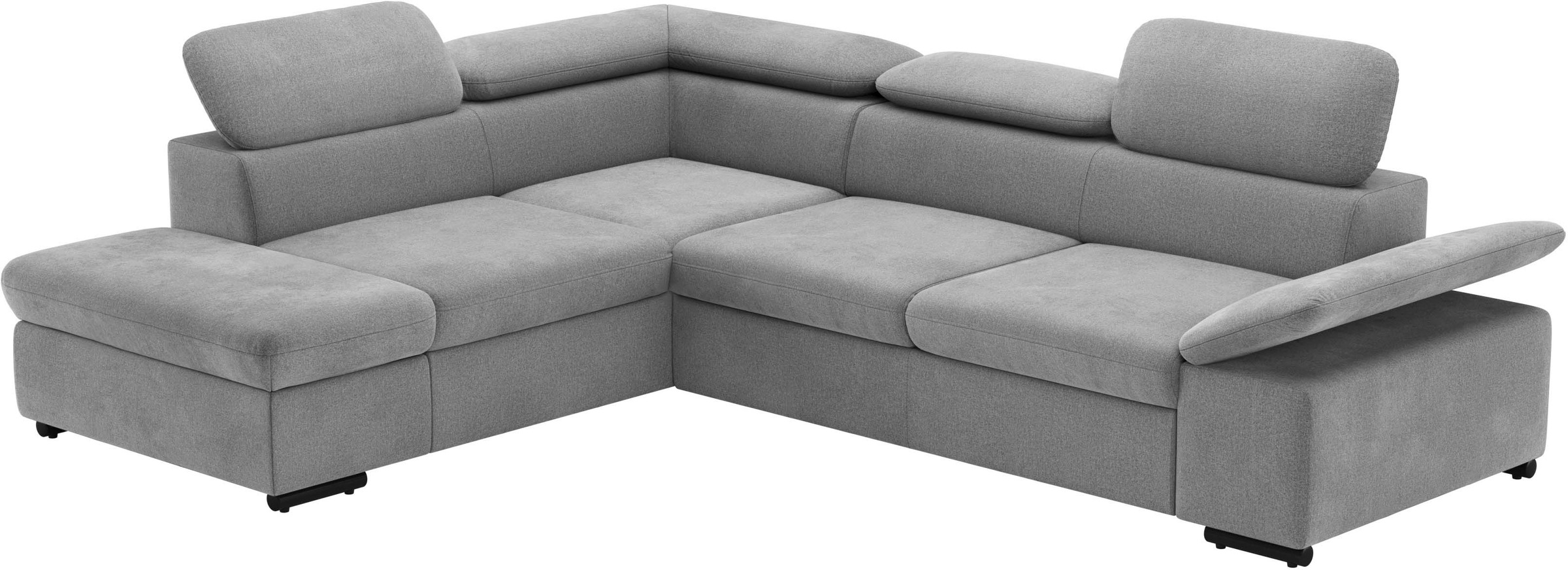sit&more Ecksofa »Alcudia L-Form«, mit Armteilverstellung, optional Kopfteilverstellung und Bettfunktion