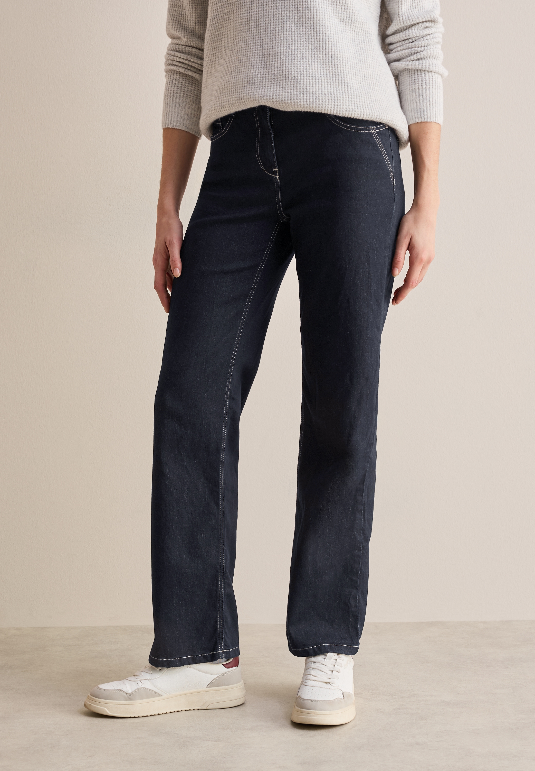 Cecil Bootcut-Jeans, High Waist
