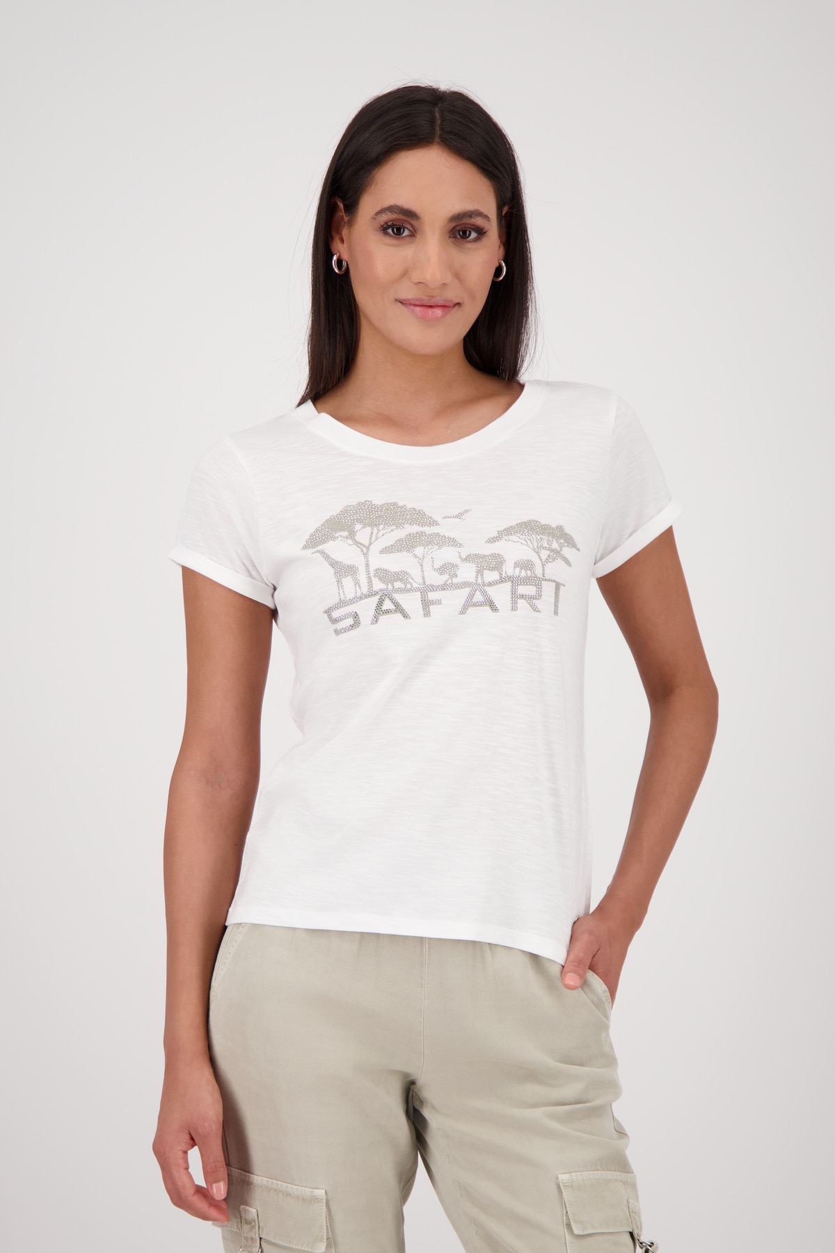 Monari T-Shirt "Shirt Safari Schmuck", Mit Rundhalsausschnitt günstig online kaufen
