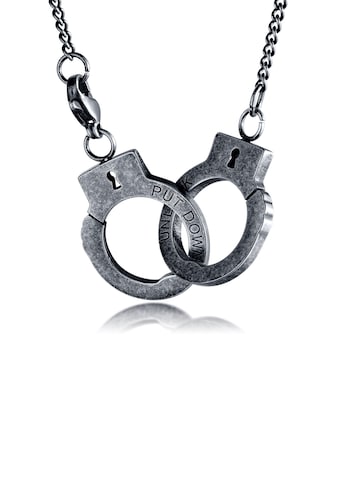 Firetti Edelstahlkette »Handschellen-Design, teilweise geschwärzt« kaufen