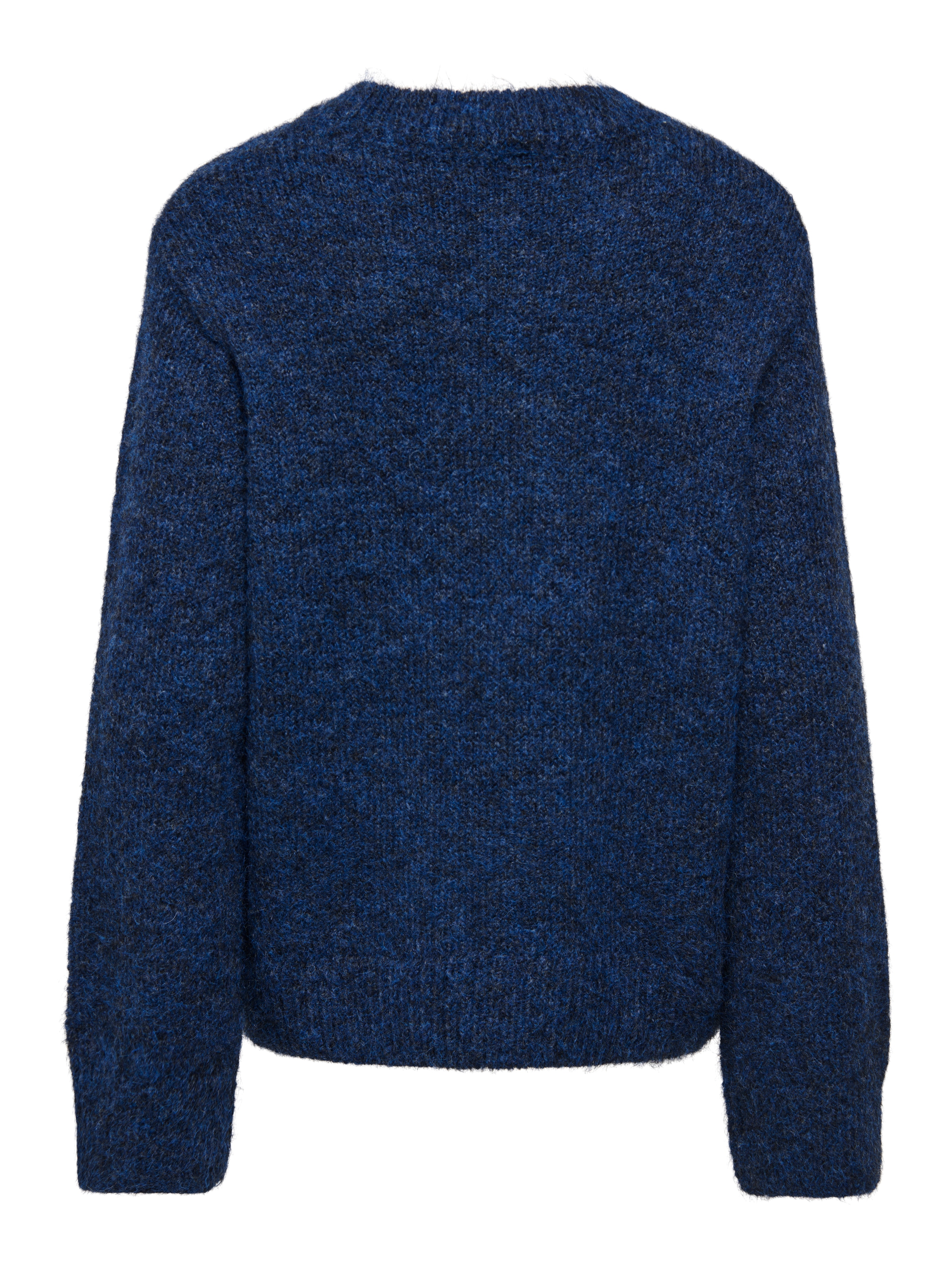 ONLY Strickpullover »ONLSAHERI LS O-NECK KNT« Materialmix, loose fit