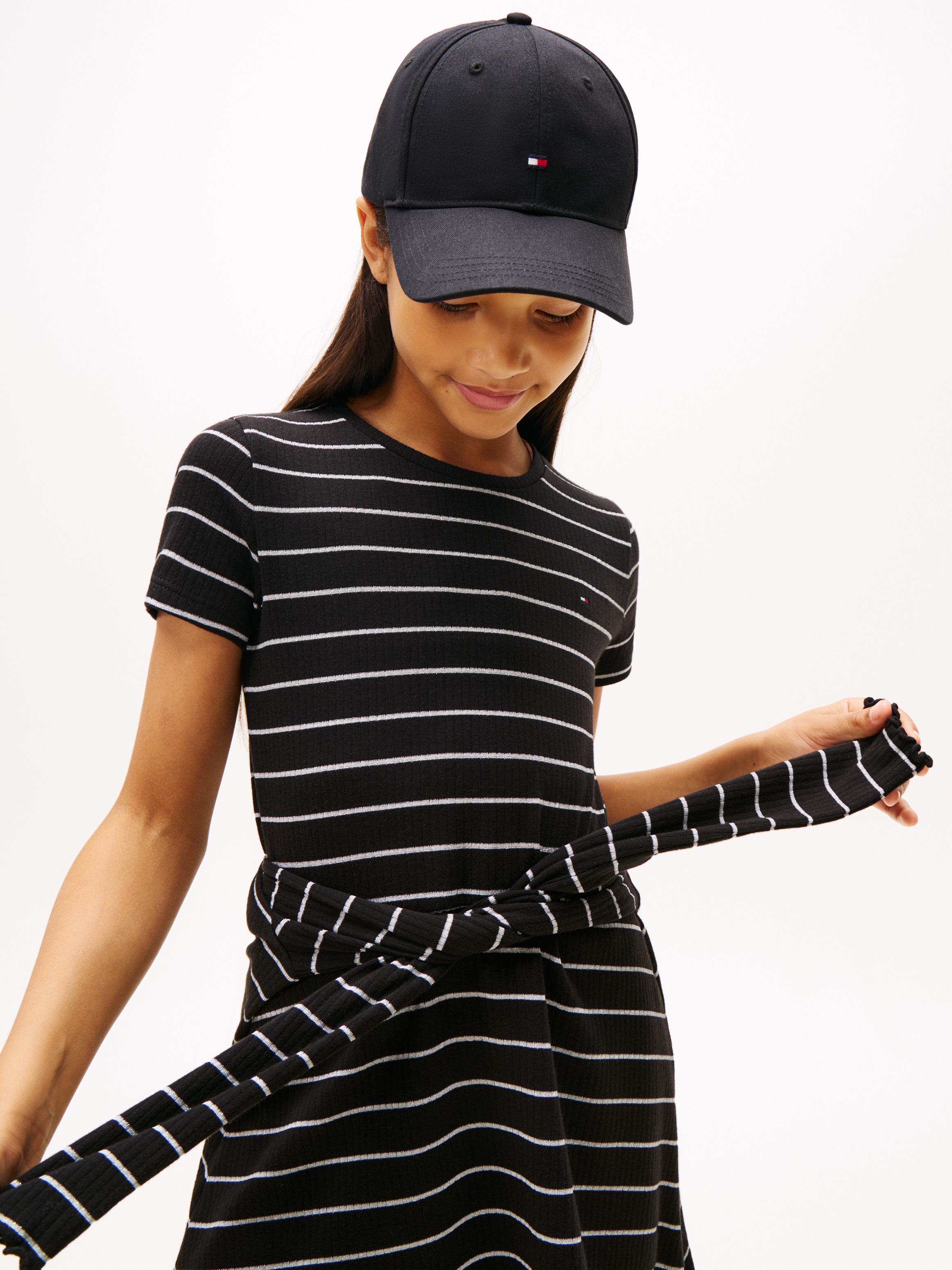 Thumbnail - Tommy Hilfiger Skaterkleid "LUREX SKATER DRESS S/S" Ohne Tasche Kinder bis 16 Jahre