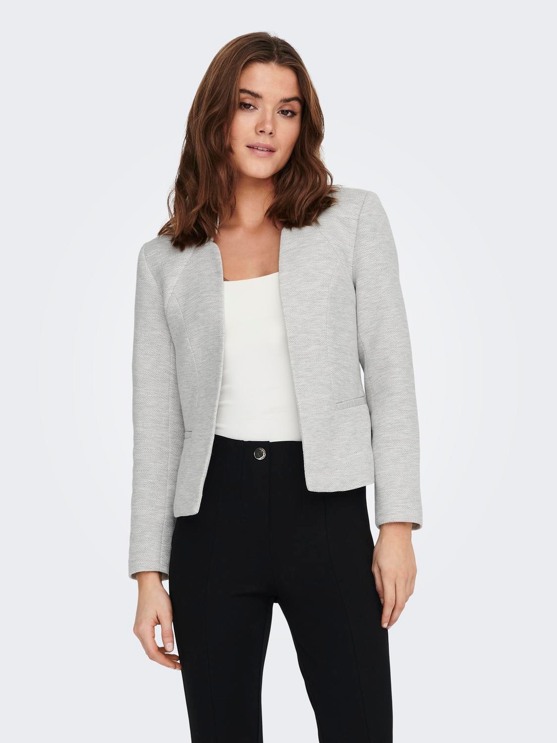 Thumbnail - ONLY Kurzblazer "ONLADDY-LINEA L/S SHORT BLAZER CC TLR" Materialmix, regular fit