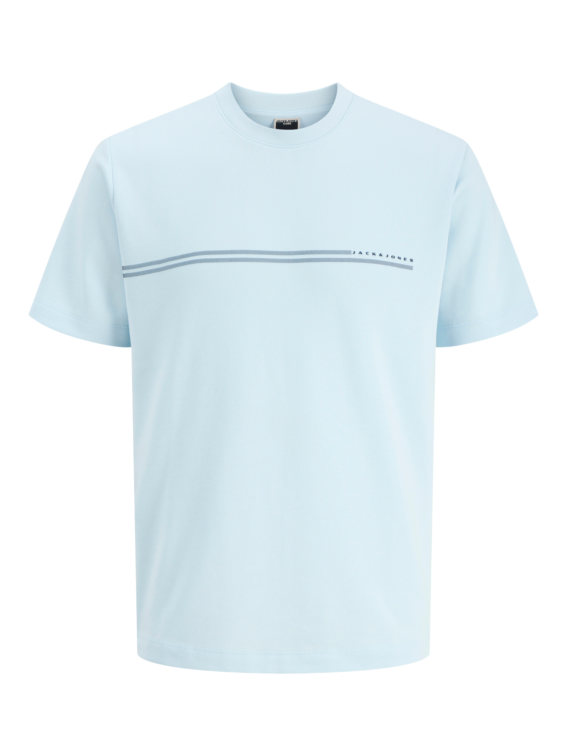 Jack & Jones Junior T-Shirt "Jcofusion Chest Brand Tee Ss Cn Jnr" Materialmix, Regular Fit, Kurzarm