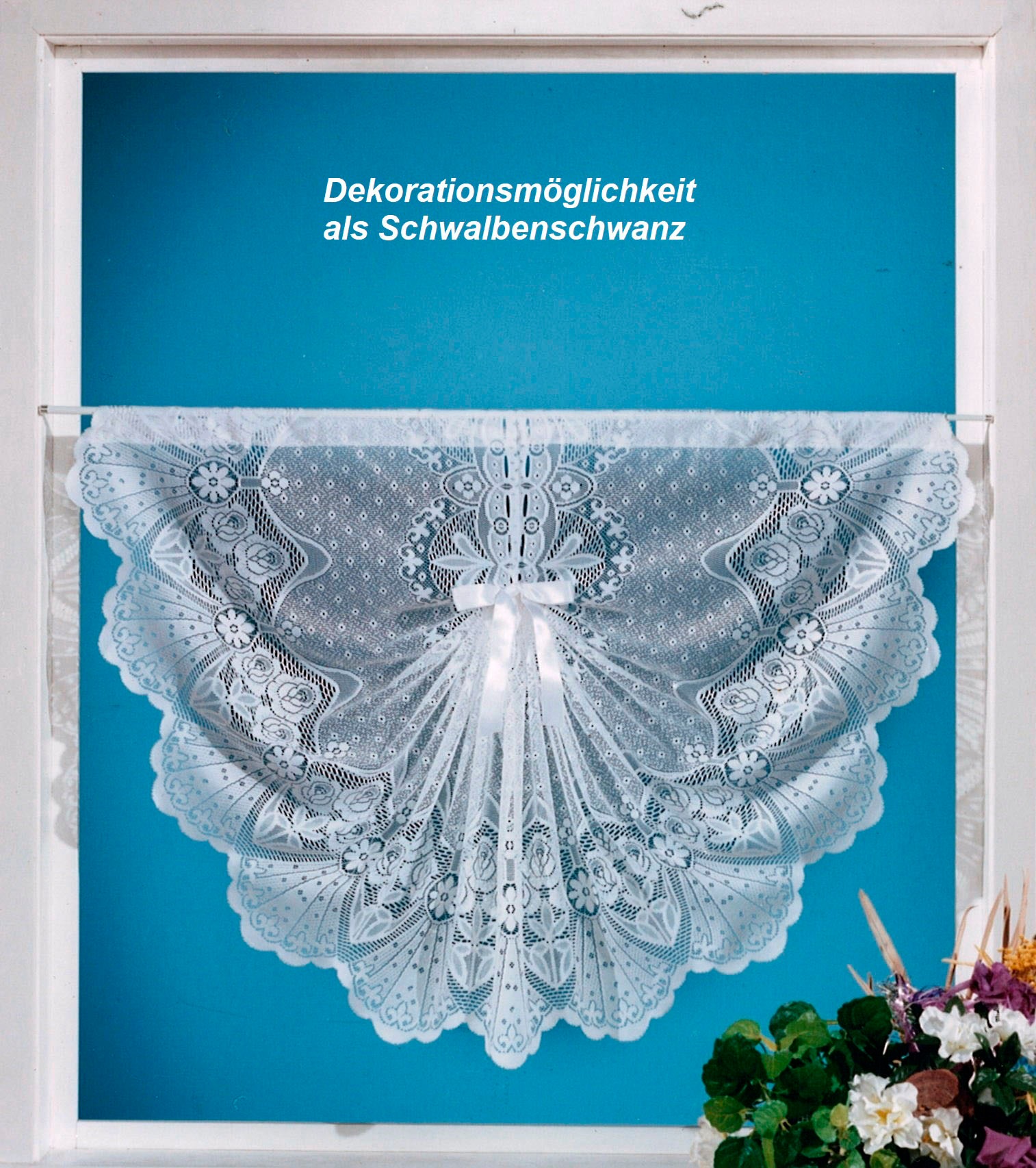 Weckbrodt Scheibengardine "Naila" Stangendurchzug 1 Stk. tlg. Bistro, Musch günstig online kaufen