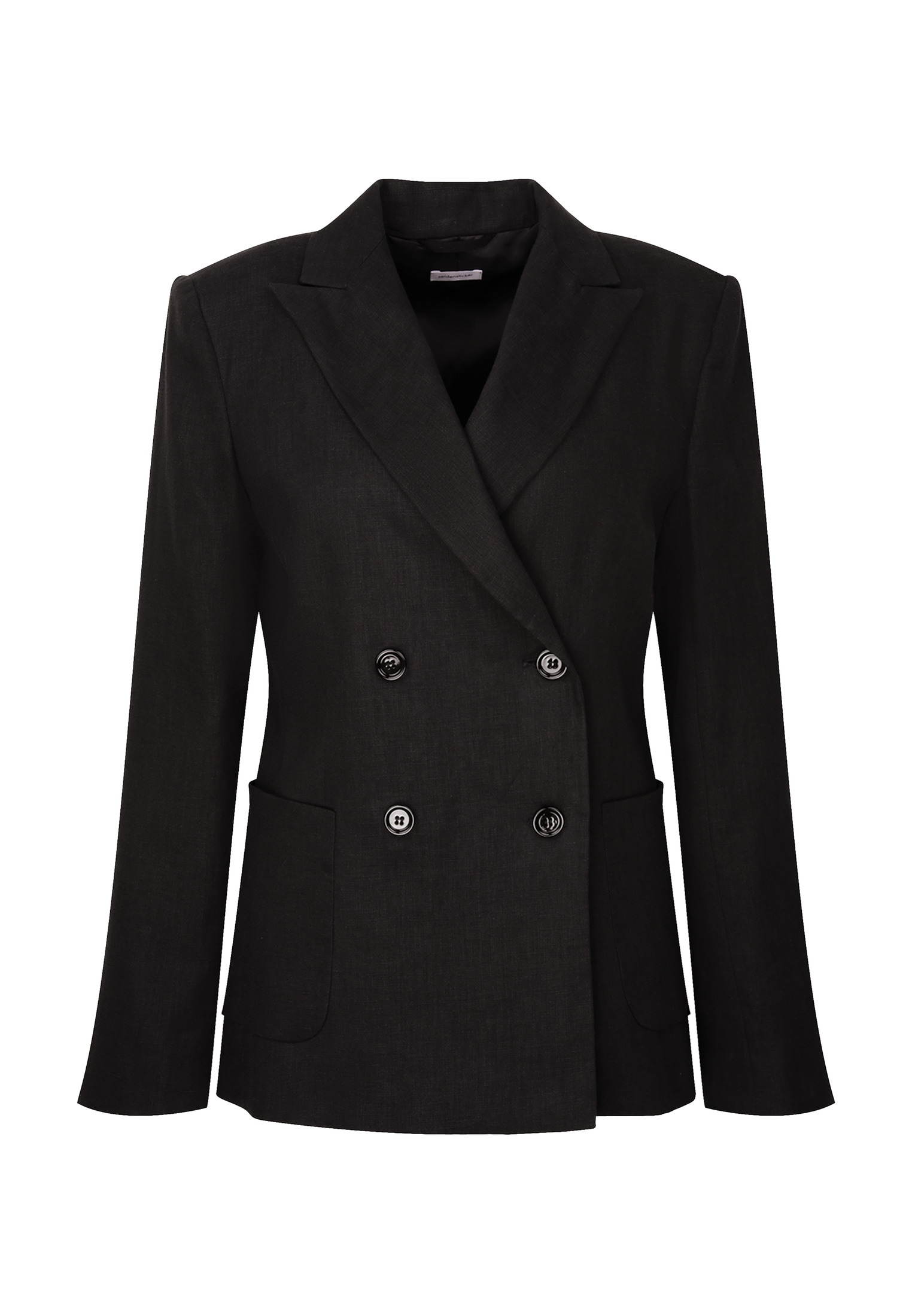 seidensticker Leinenblazer »Schwarze Rose«, zweireihig