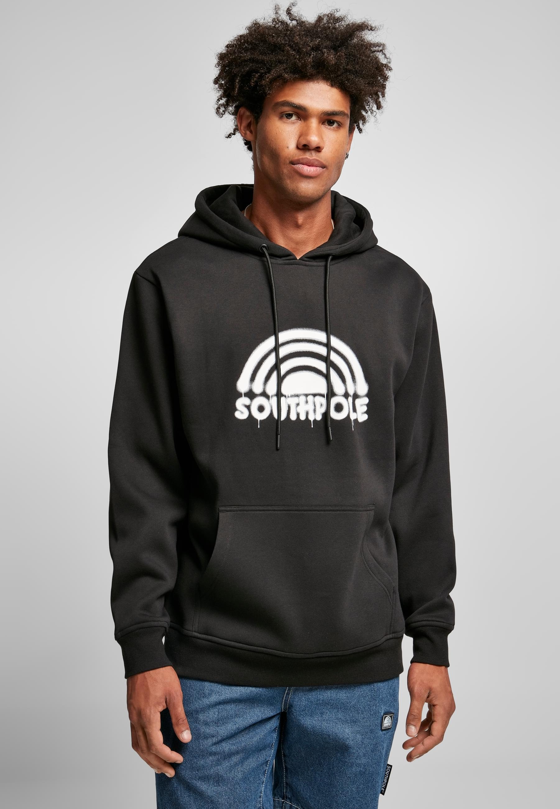 Southpole Kapuzensweatshirt »Southpole Herren Southpole Spray Logo Hoody«, (1 tlg.)