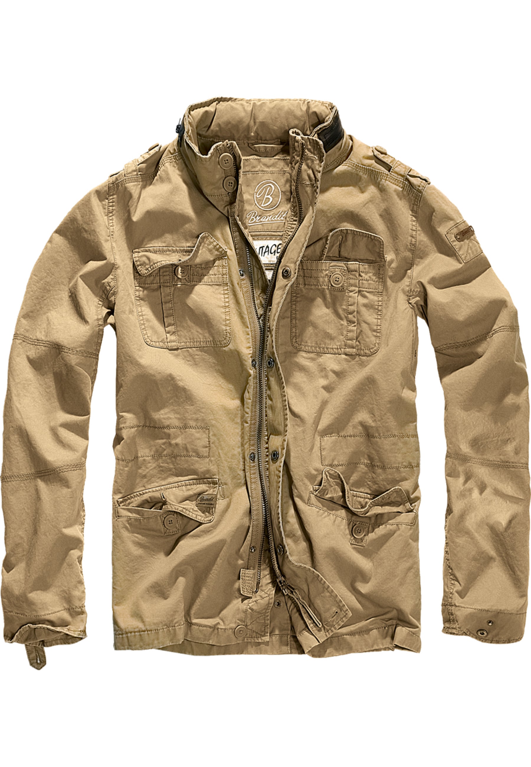 Brandit Allwetterjacke »Brandit Herren Britannia Jacket« 1 Stk. tlg. ohne Kapuze