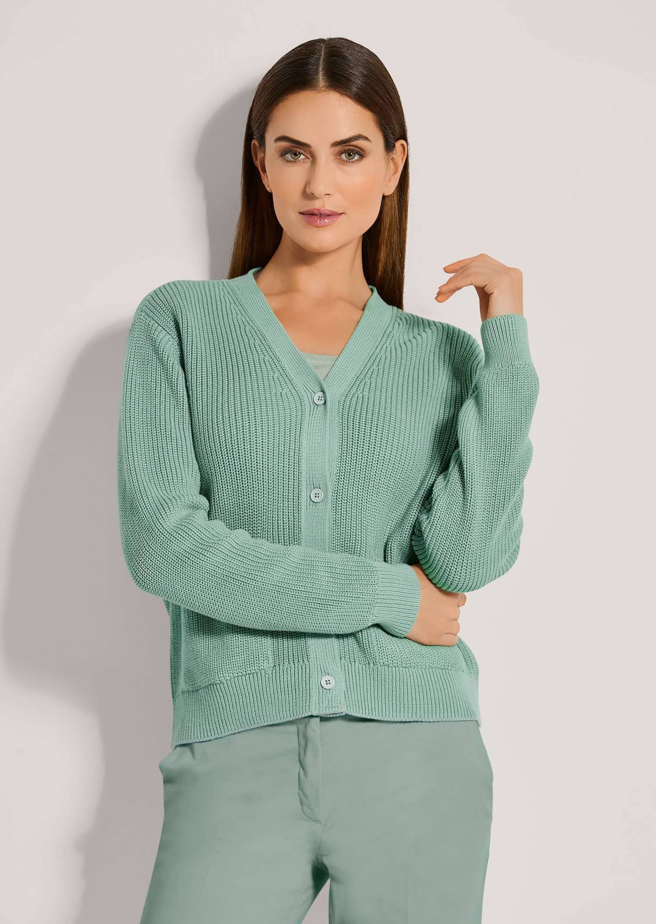 MADELEINE Strickjacke »Strickjacke Strickjacke mit Taschen«