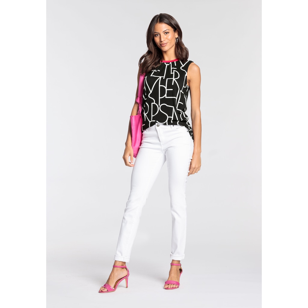 Laura Scott Shirttop, mit modernen Print - NEUE KOLLEKTION