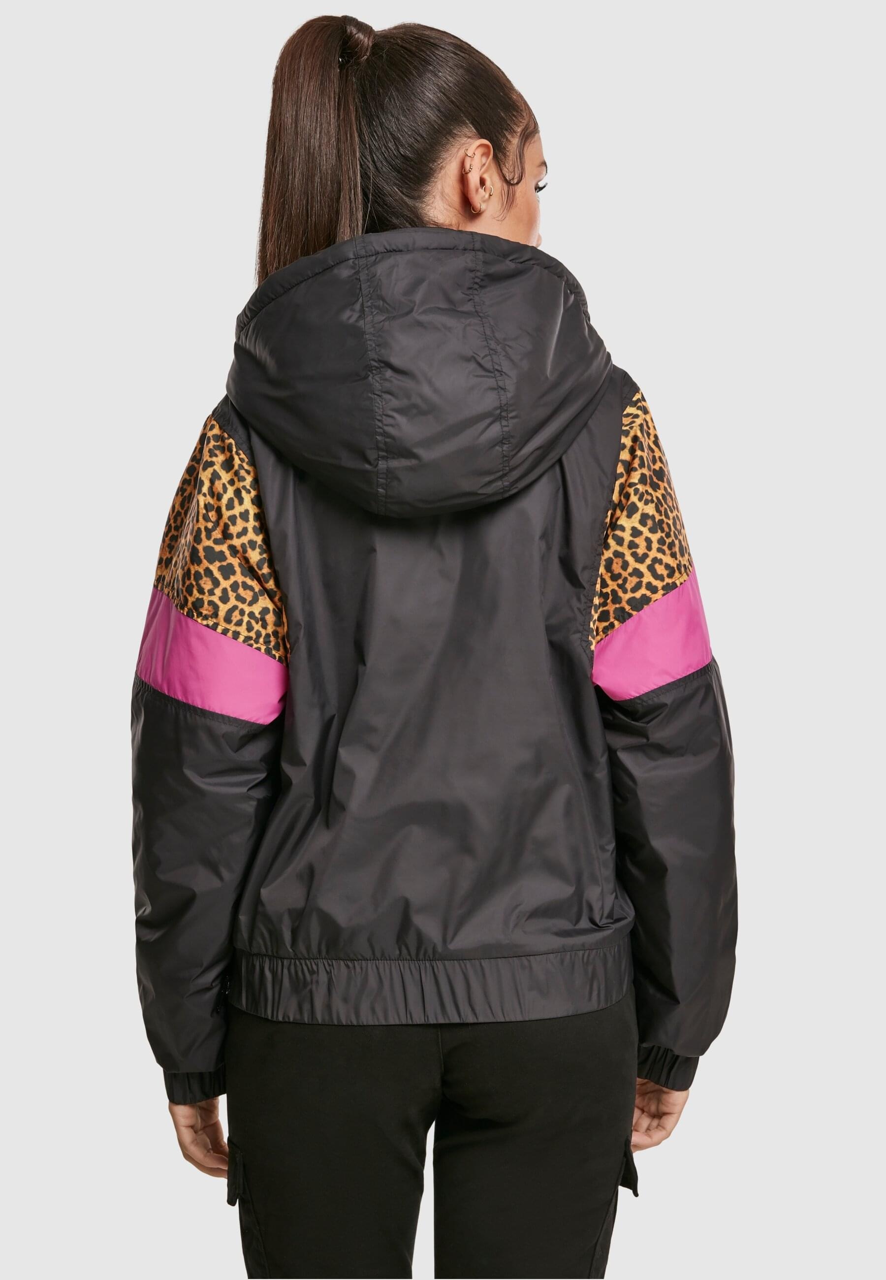 URBAN CLASSICS Allwetterjacke »Urban Classics Damen Ladies AOP Mixed Pull Over Jacket«, (1 St.), mit Kapuze