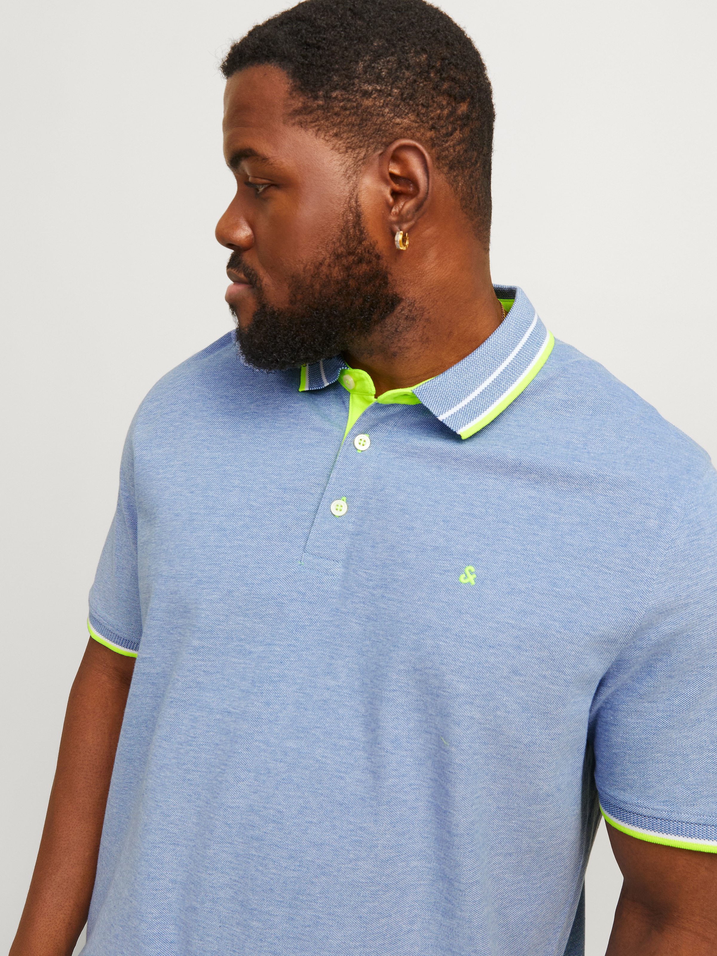 Jack & Jones PlusSize Poloshirt »JJEPAULOS POLO SS NOOS PLS«, mit Logo Stickerei