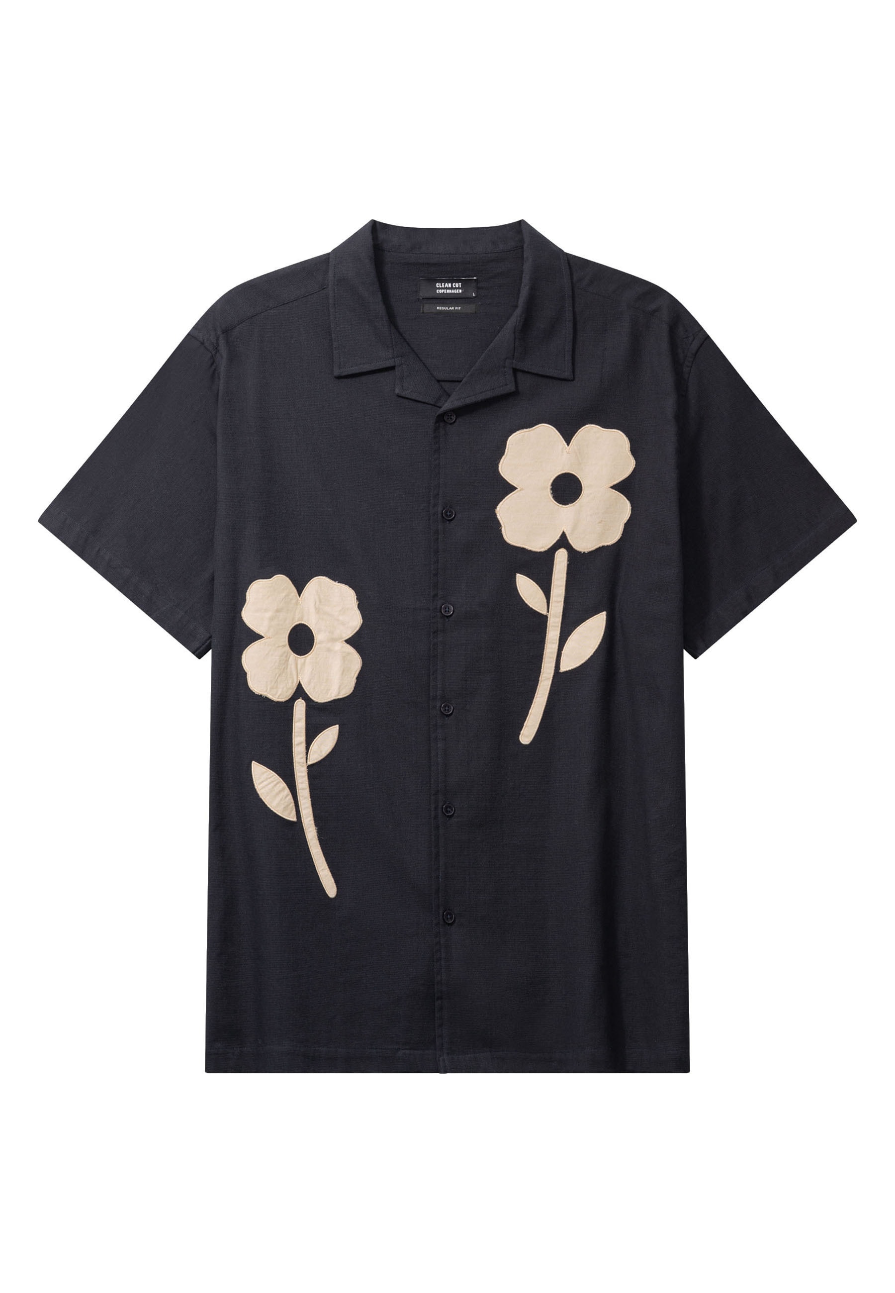 Clean Cut Copenhagen Langarmhemd "Clean Cut Copenhagen Bowling Feliz S/S Shirt" 1