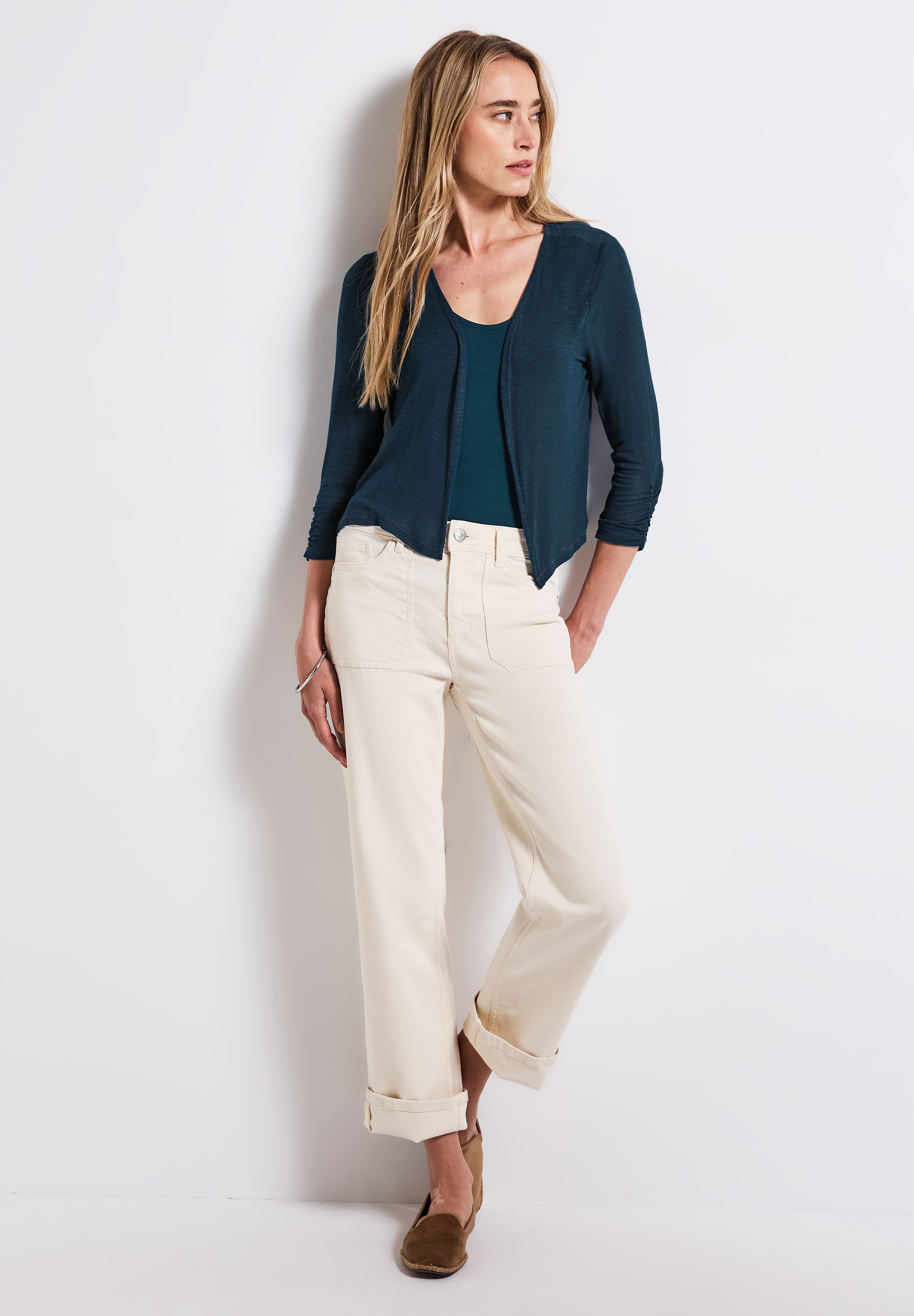 STREET ONE Shirtjacke »Style Suse«, mit Stretchanteil