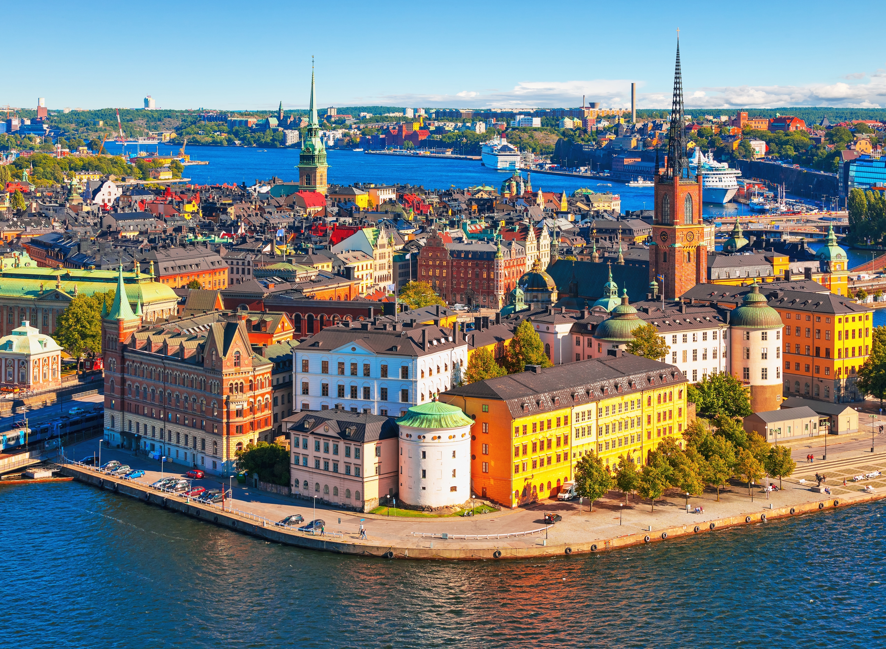 Papermoon Fototapete "Stockholm Old Town" glatt