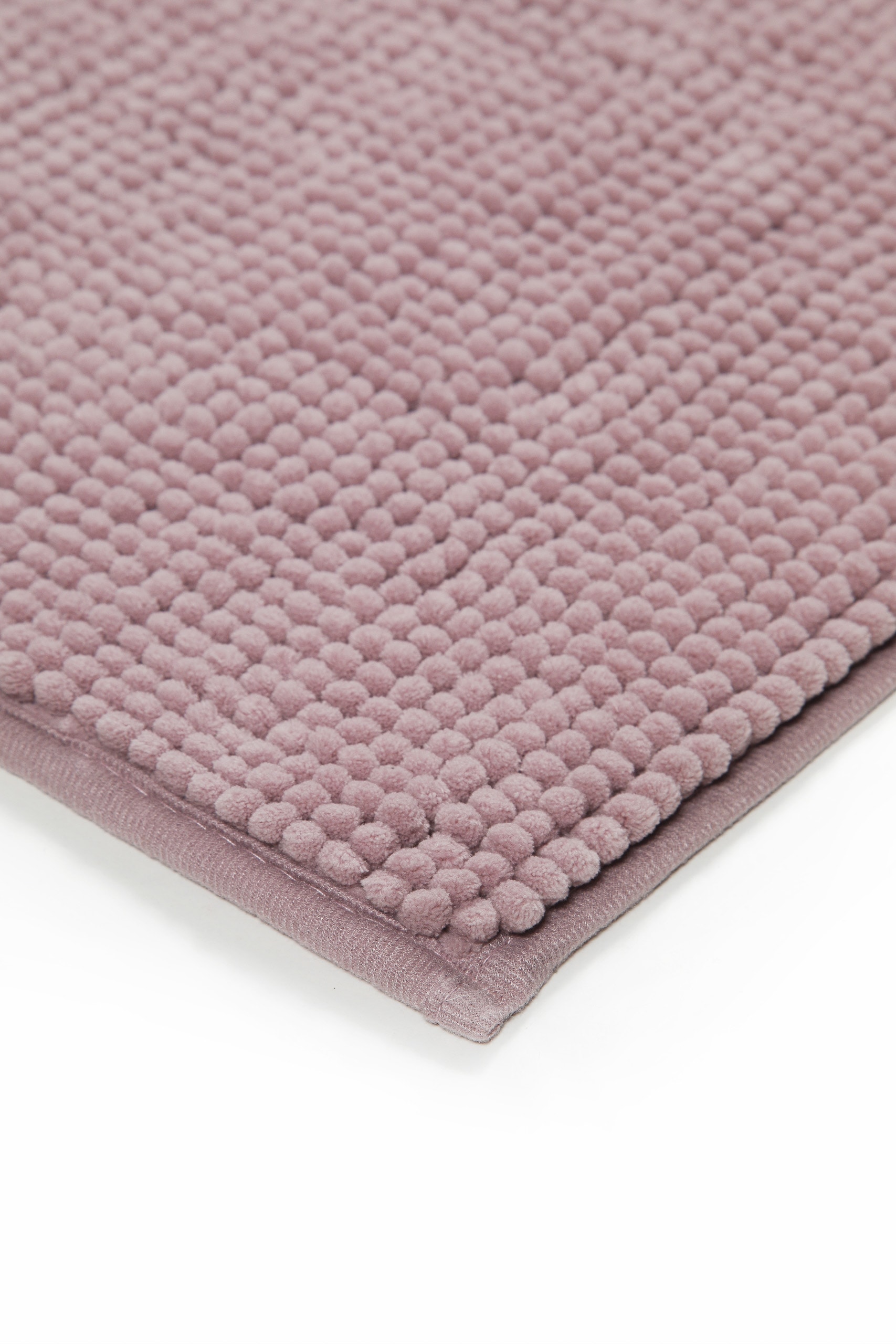 my home Badematte »Kaelan«, rutschhemmend beschichtet, fußbodenheizungsgeeignet, Badvorleger, Badteppich aus weicher Chenille, pastell Farben