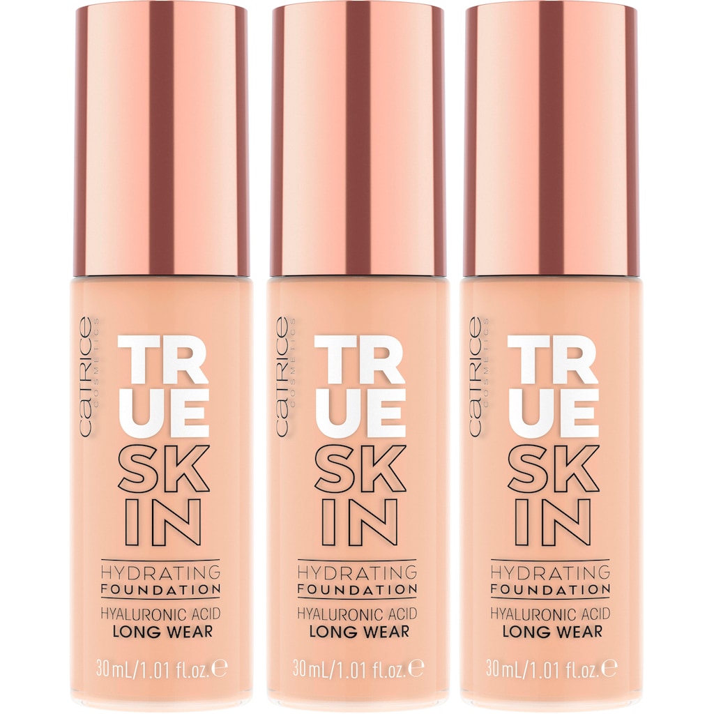 Catrice Make-up »True Skin Hydrating Foundation«, (Set, 3 tlg.)