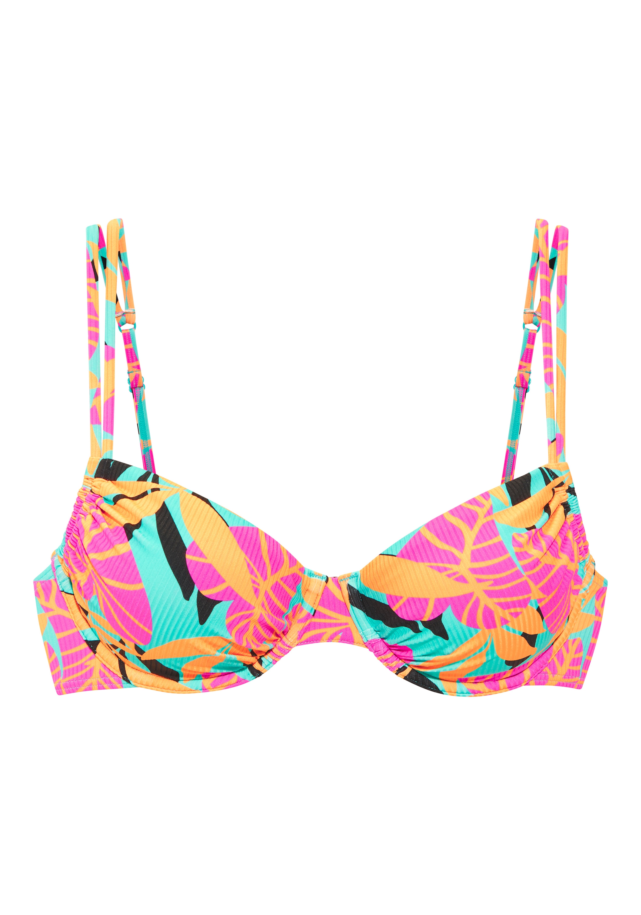 Buffalo Bügel-Bikini-Top "Skylar" in modischer Rippenoptik günstig online kaufen