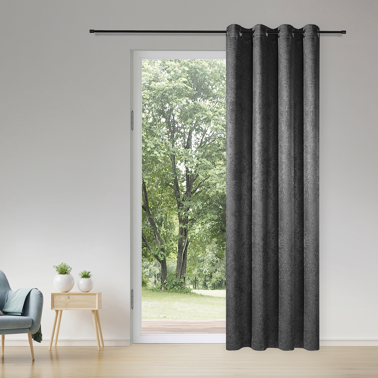 Gerster Vorhang "Lavina" Ösen 1 Stk. tlg. Blickdichter Ösenschal "Lavina" günstig online kaufen