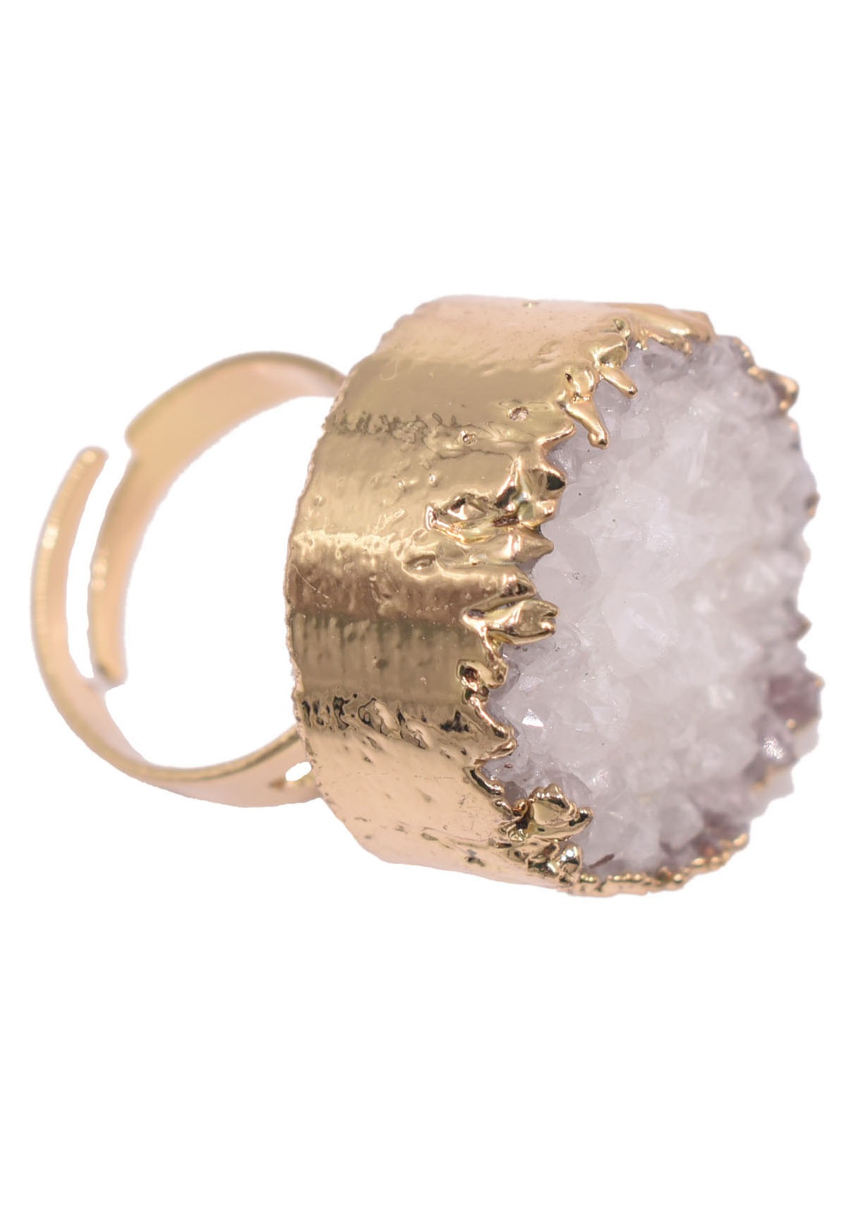 Firetti Fingerring »Schmuck Geschenk Damenring Goldring Edelstein Farbstein Achat«