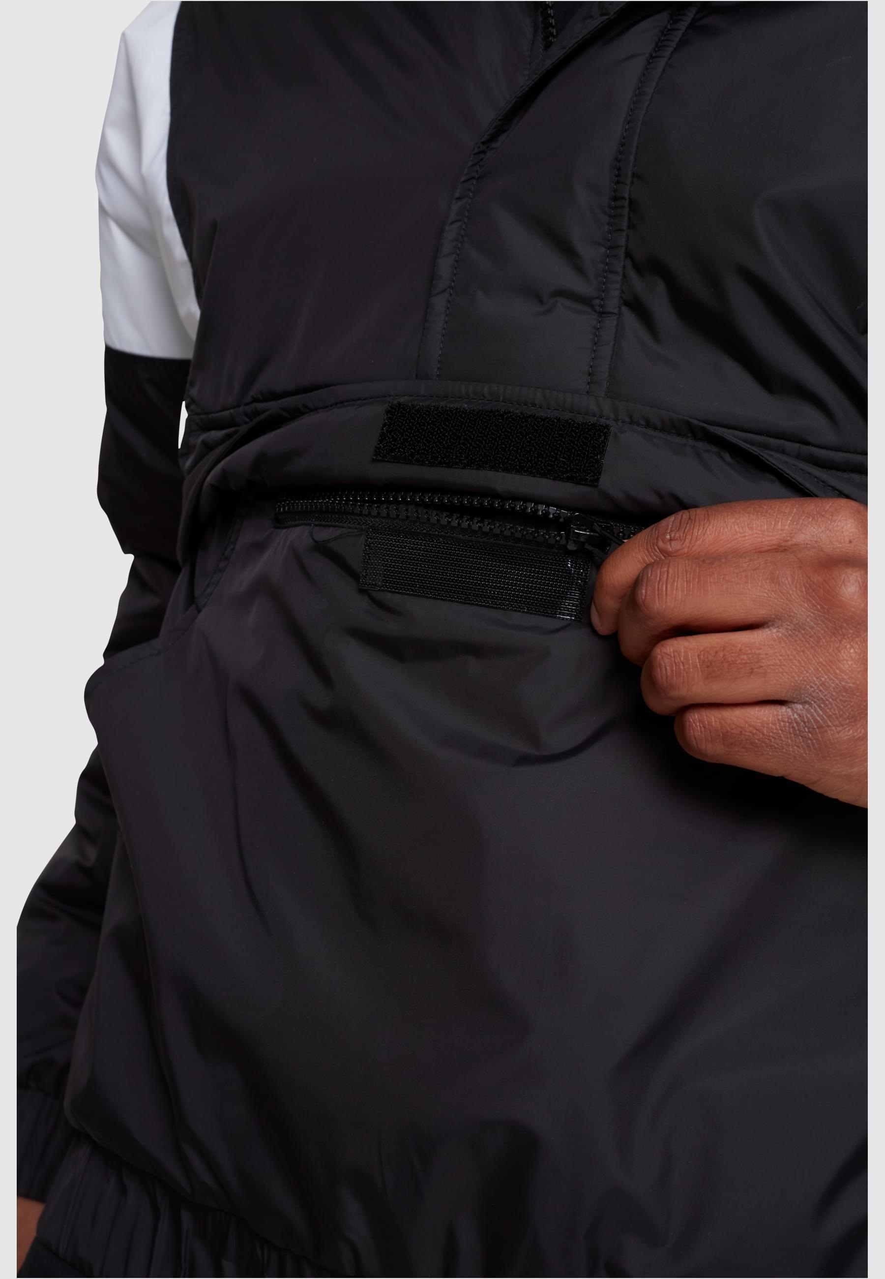 URBAN CLASSICS Winterjacke »Urban Classics Herren 2-Tone Pull Over Jacket«, (1 St.), mit Kapuze