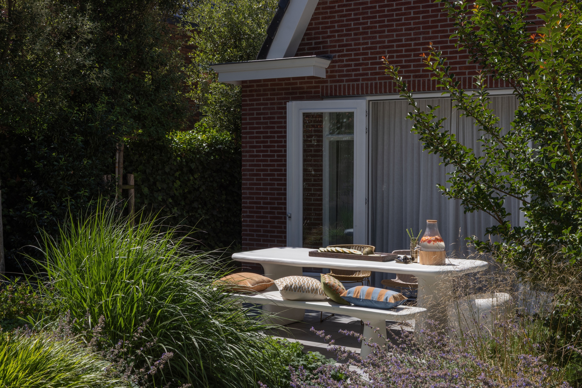 WOOOD Sitzbank »WOOOD LOGGIA TUINBANK 227X40 CM VEZELVERSTERKTE POLYMEER NATUREL« Loggia Essbank aus FRP