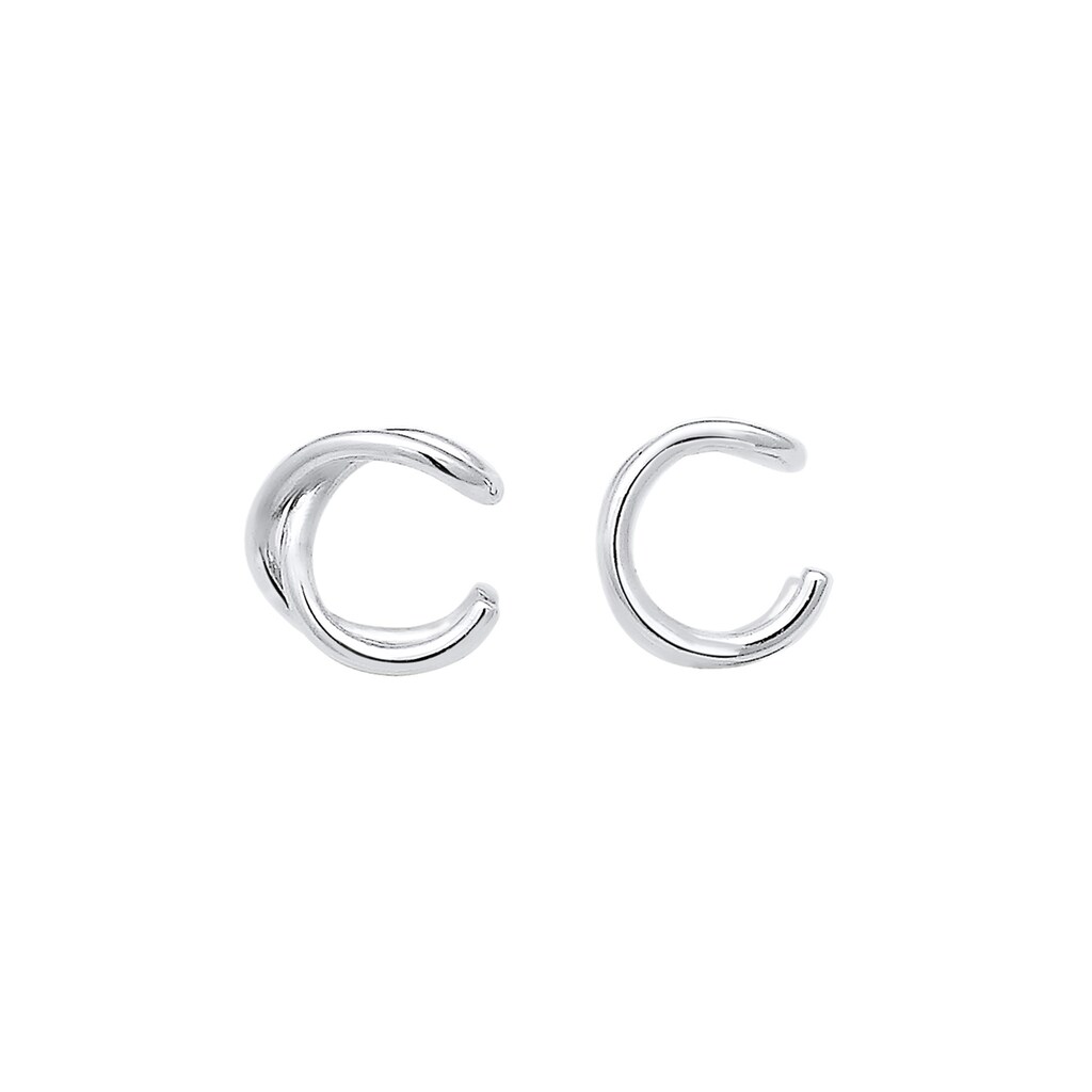 Elli Paar Ohrhaken »Ohrklemme Earcuff Set Geo Basic 925 Silber«